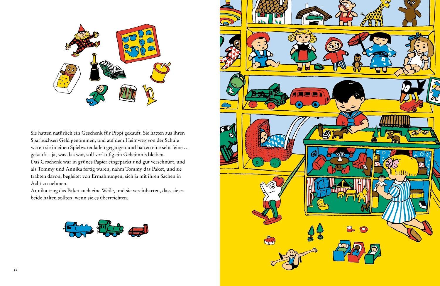 Beispielinhalt (Bild) Pippi Langstrumpf feiert Geburtstag