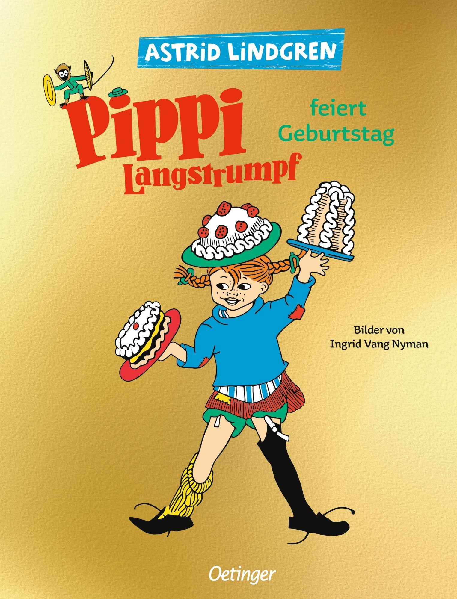 Vorderes Coverbild Pippi Langstrumpf feiert Geburtstag
