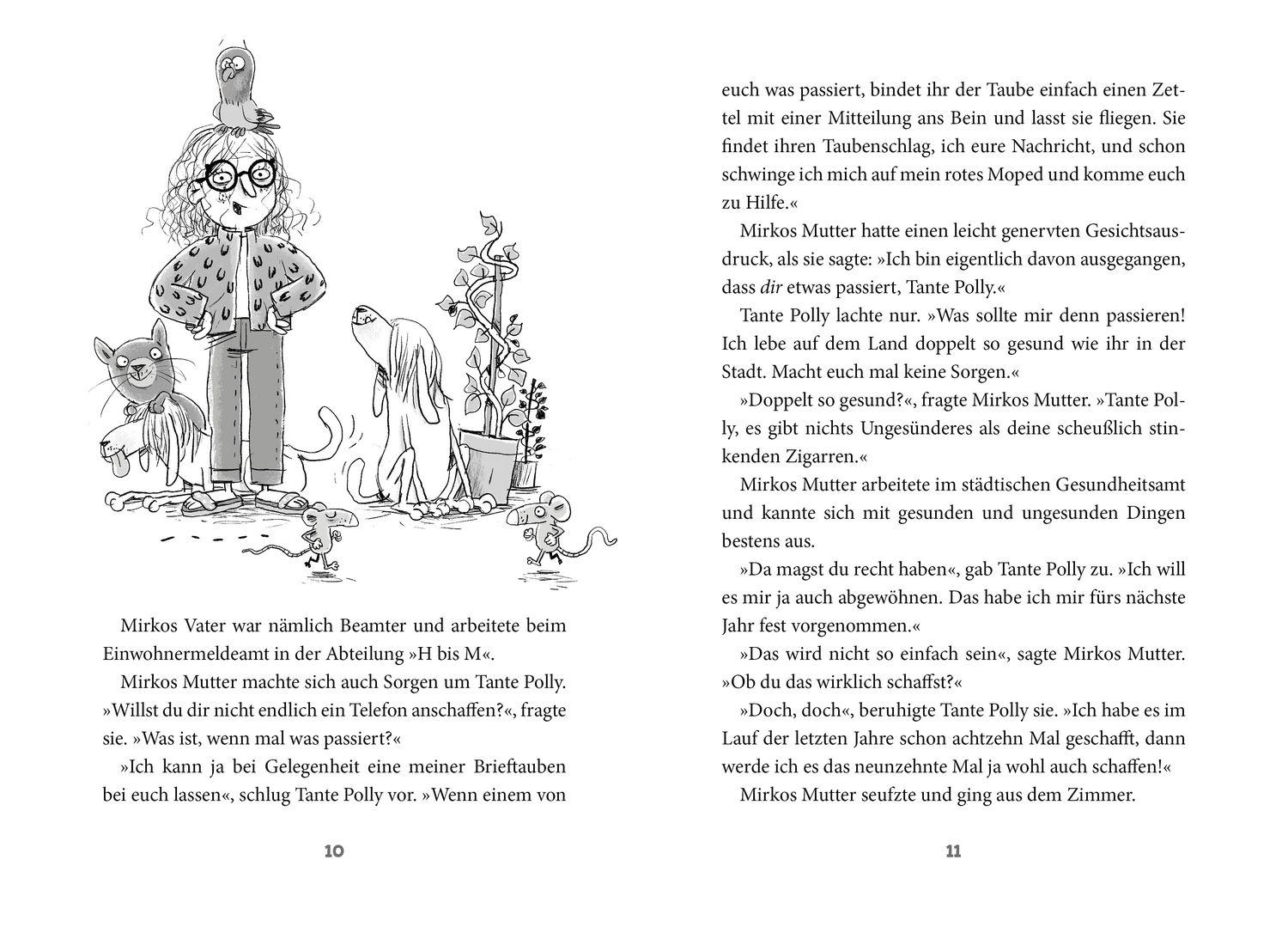 Beispielinhalt (Bild) Tante Polly