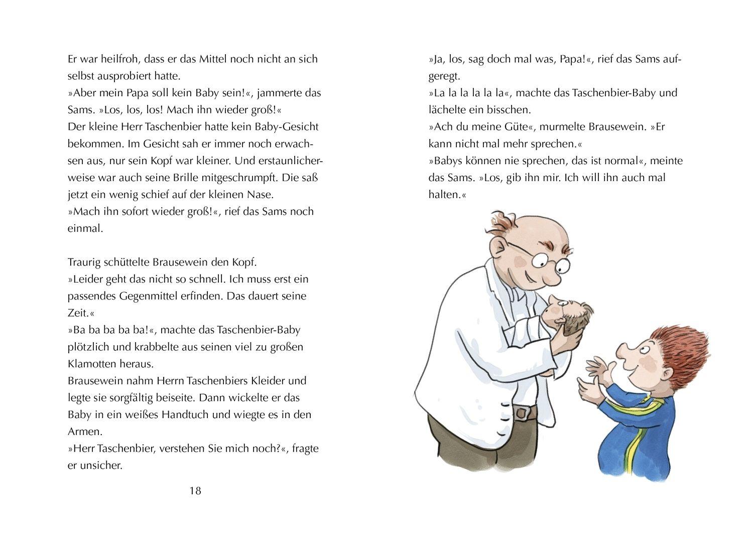 Beispielinhalt (Bild) Die Olchis und das Sams. Die kaputte Wunschmaschine