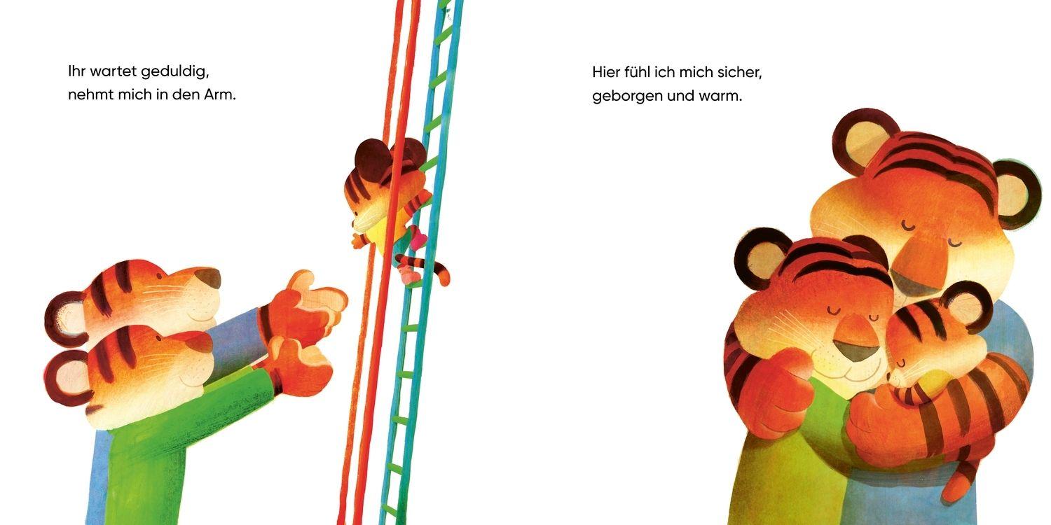 Beispielinhalt (Bild) Der kleine Tiger fragt. Warum denn nicht?