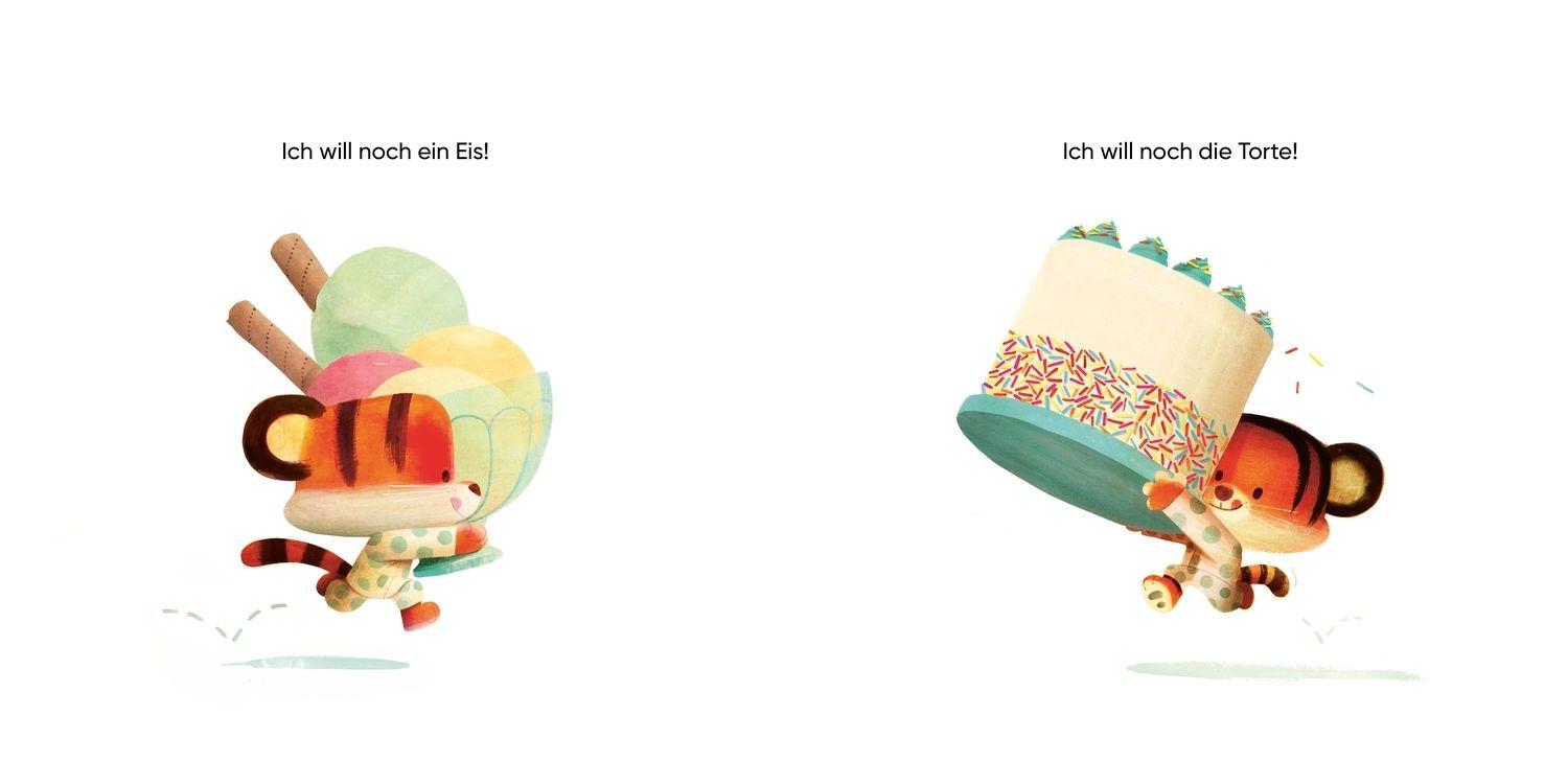 Beispielinhalt (Bild) Der kleine Tiger fragt. Warum denn nicht?