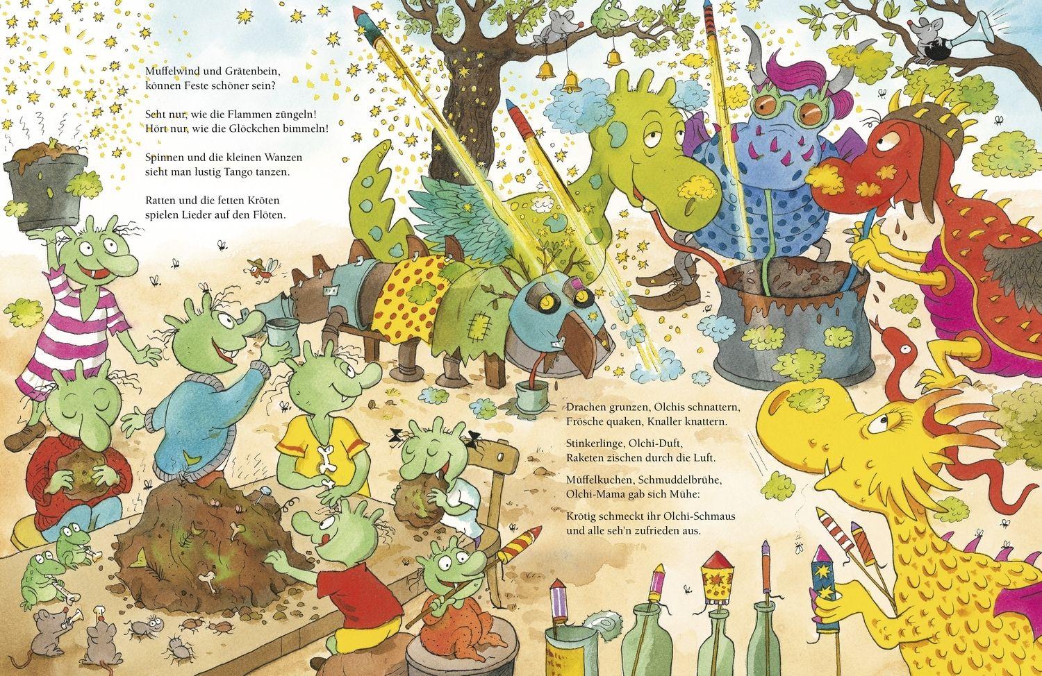 Beispielinhalt (Bild) Die Olchis. So schön ist es in Schmuddelfing!