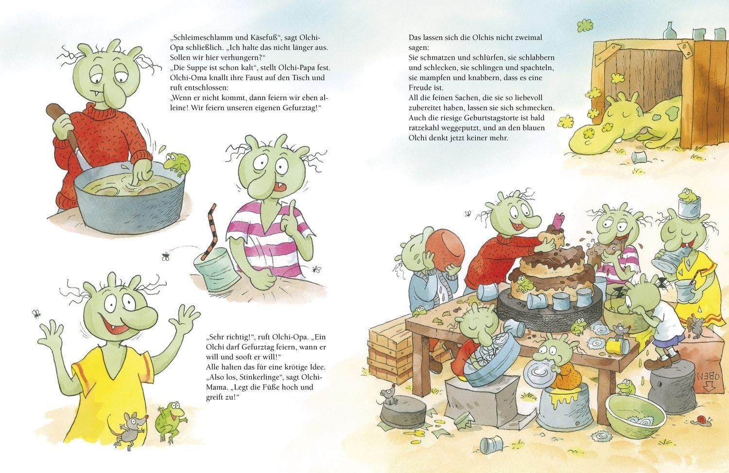 Beispielinhalt (Bild) Die Olchis. So schön ist es in Schmuddelfing!