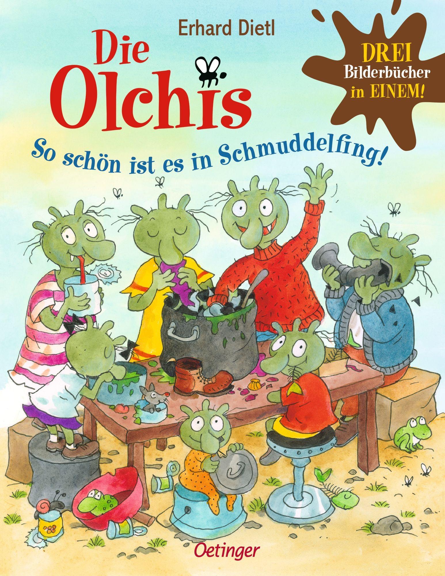 Vorderes Coverbild Die Olchis. So schön ist es in Schmuddelfing!