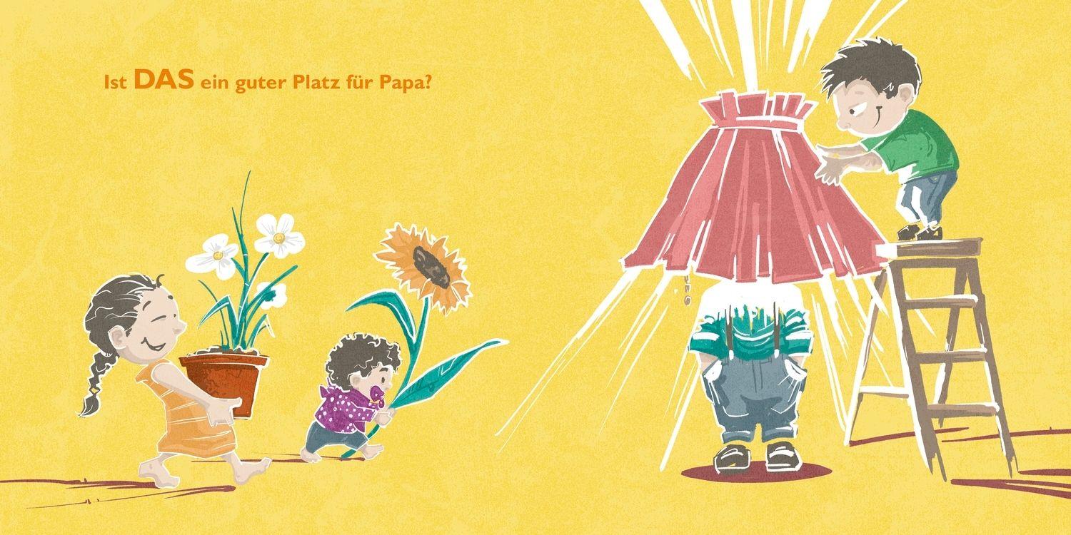 Beispielinhalt (Bild) Papa ist kaputt