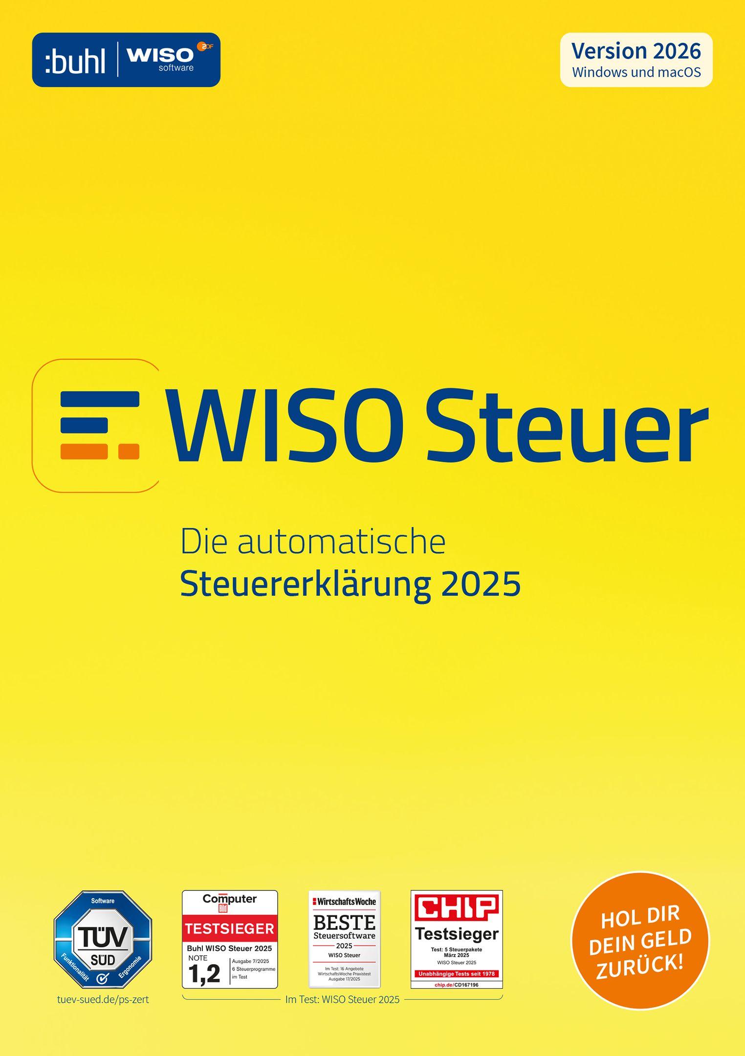Vorderes Coverbild WISO Steuer 2026