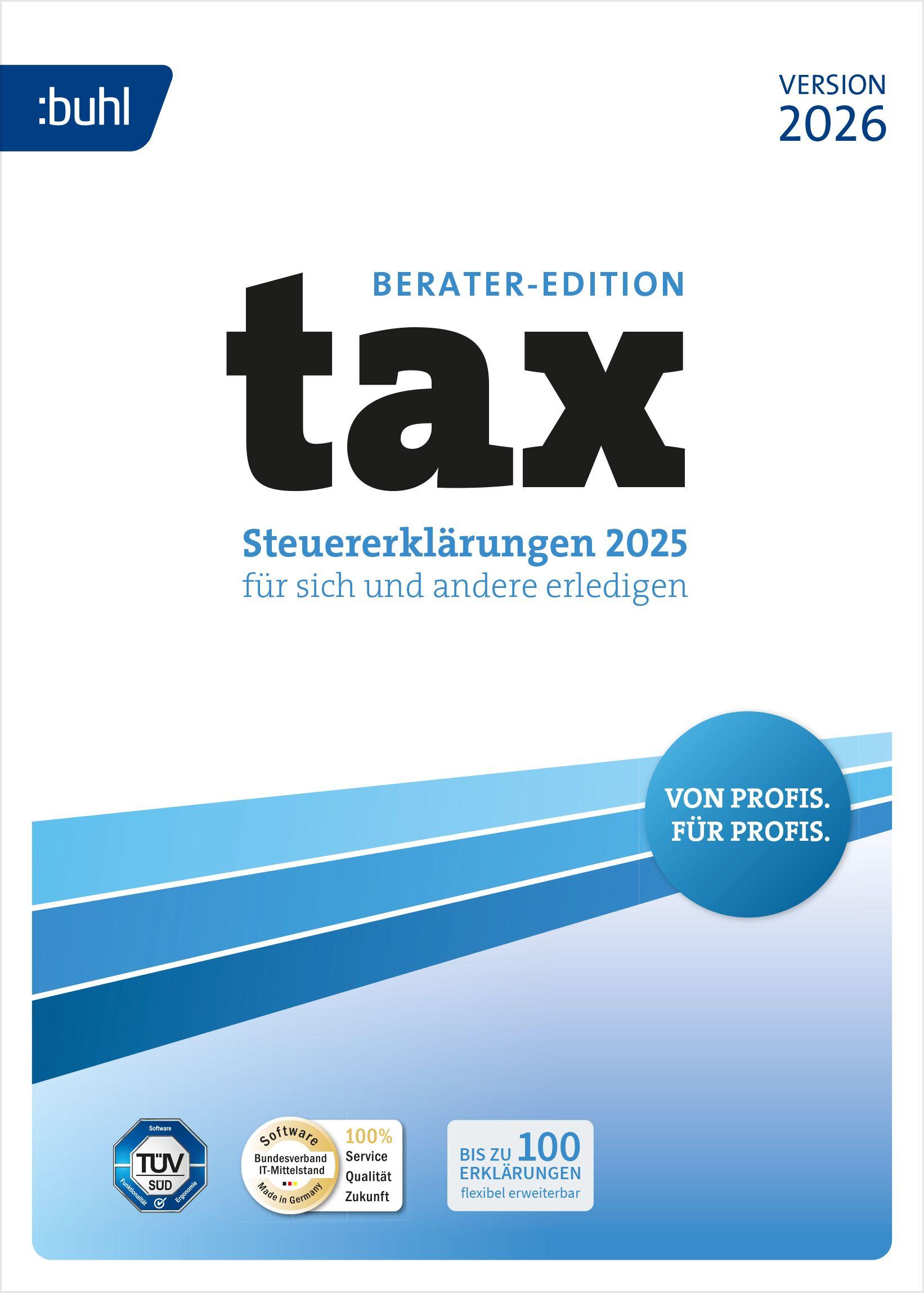 Vorderes Coverbild tax 2026 Berater