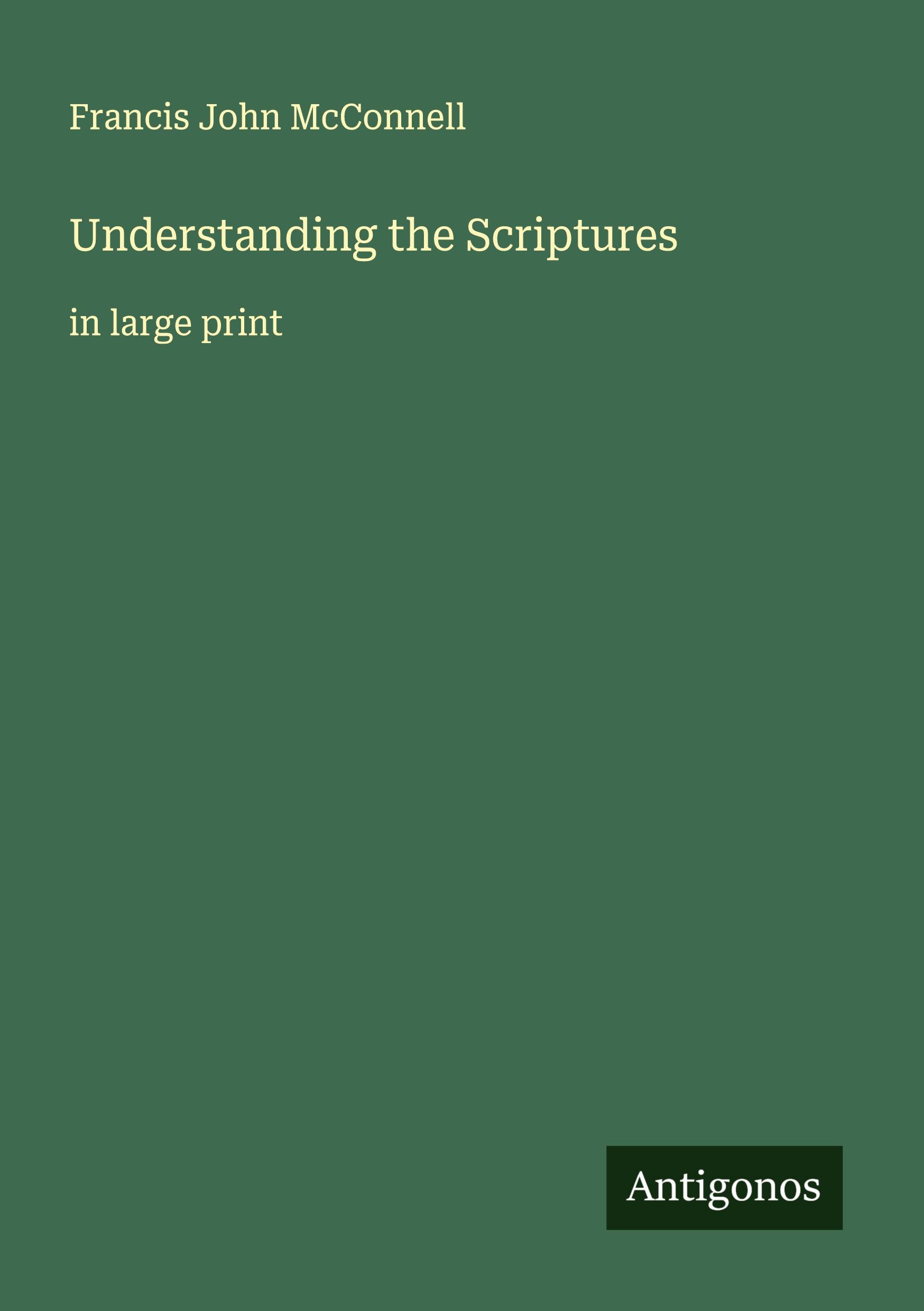 Vorderes Coverbild Understanding the Scriptures