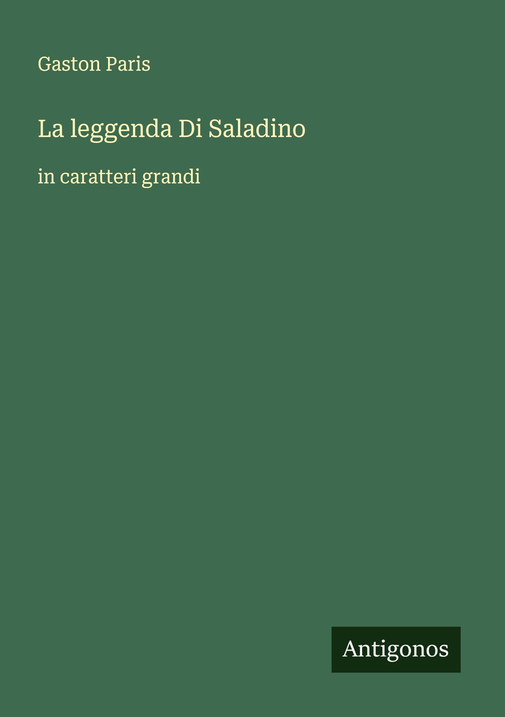 Vorderes Coverbild La leggenda Di Saladino