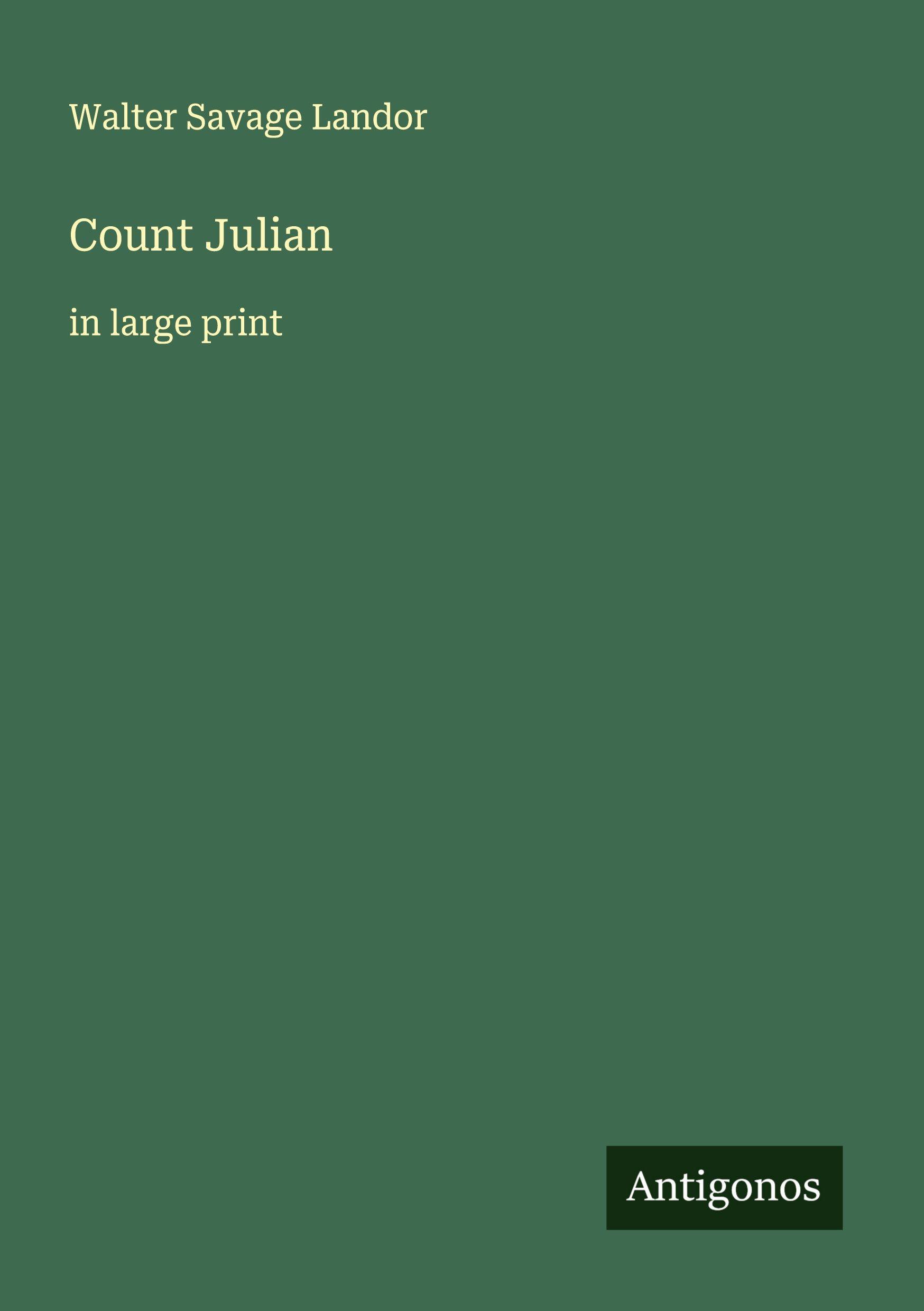 Vorderes Coverbild Count Julian