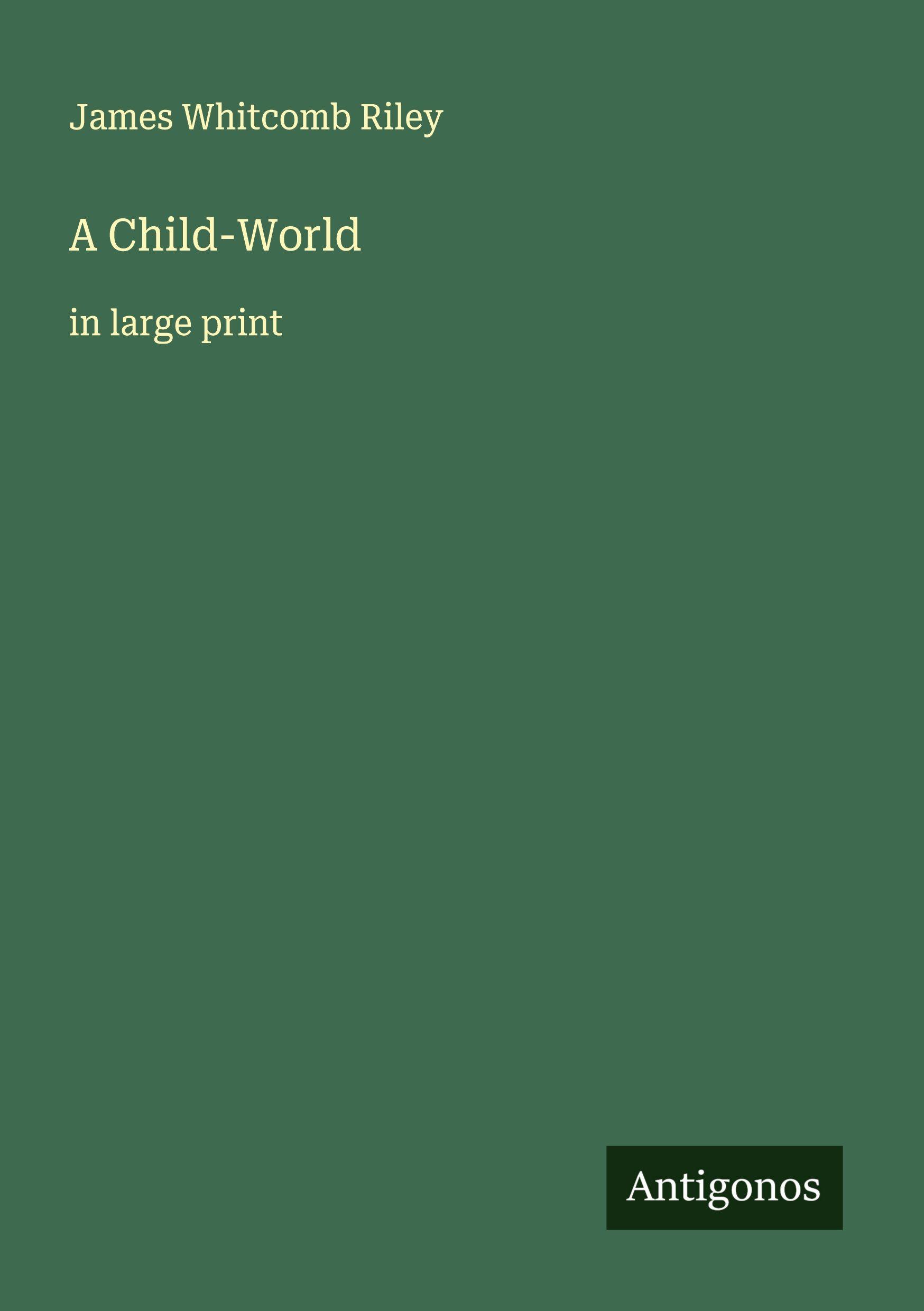 Vorderes Coverbild A Child-World