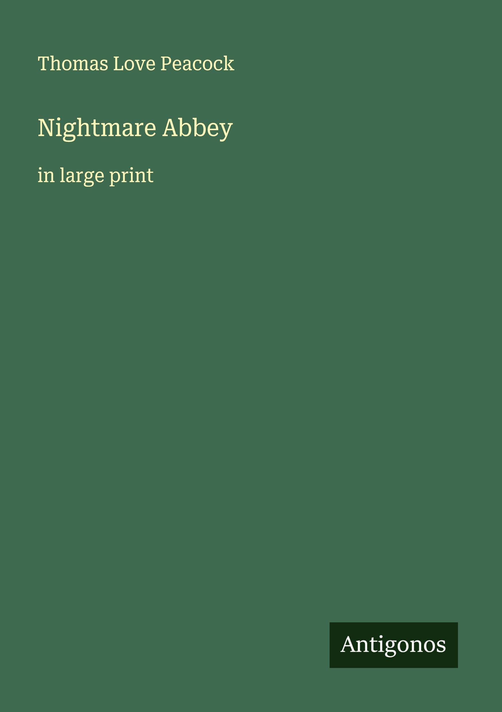 Vorderes Coverbild Nightmare Abbey