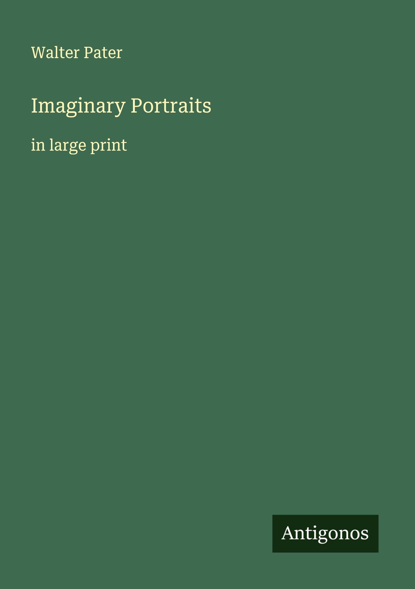 Vorderes Coverbild Imaginary Portraits