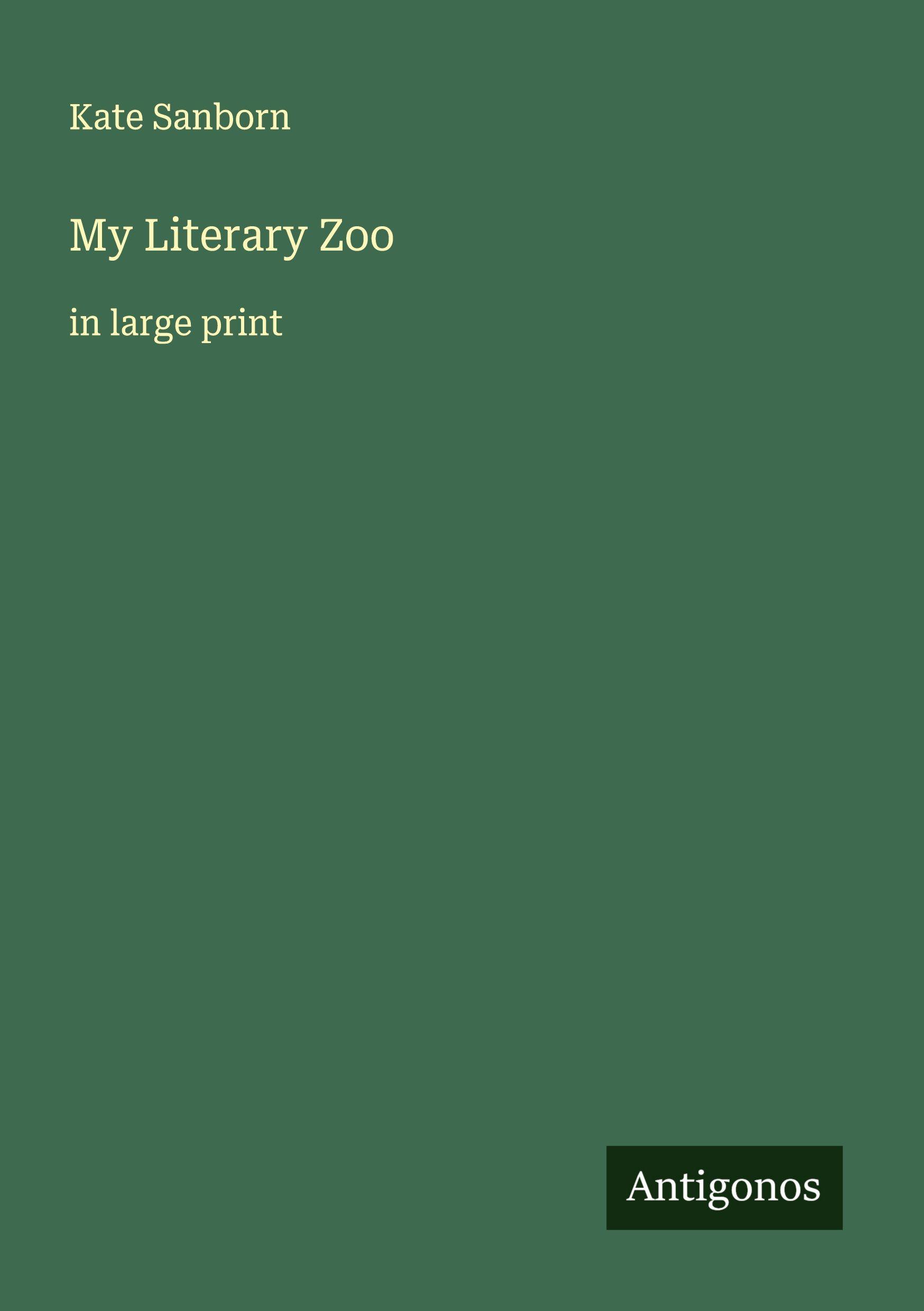 Vorderes Coverbild My Literary Zoo