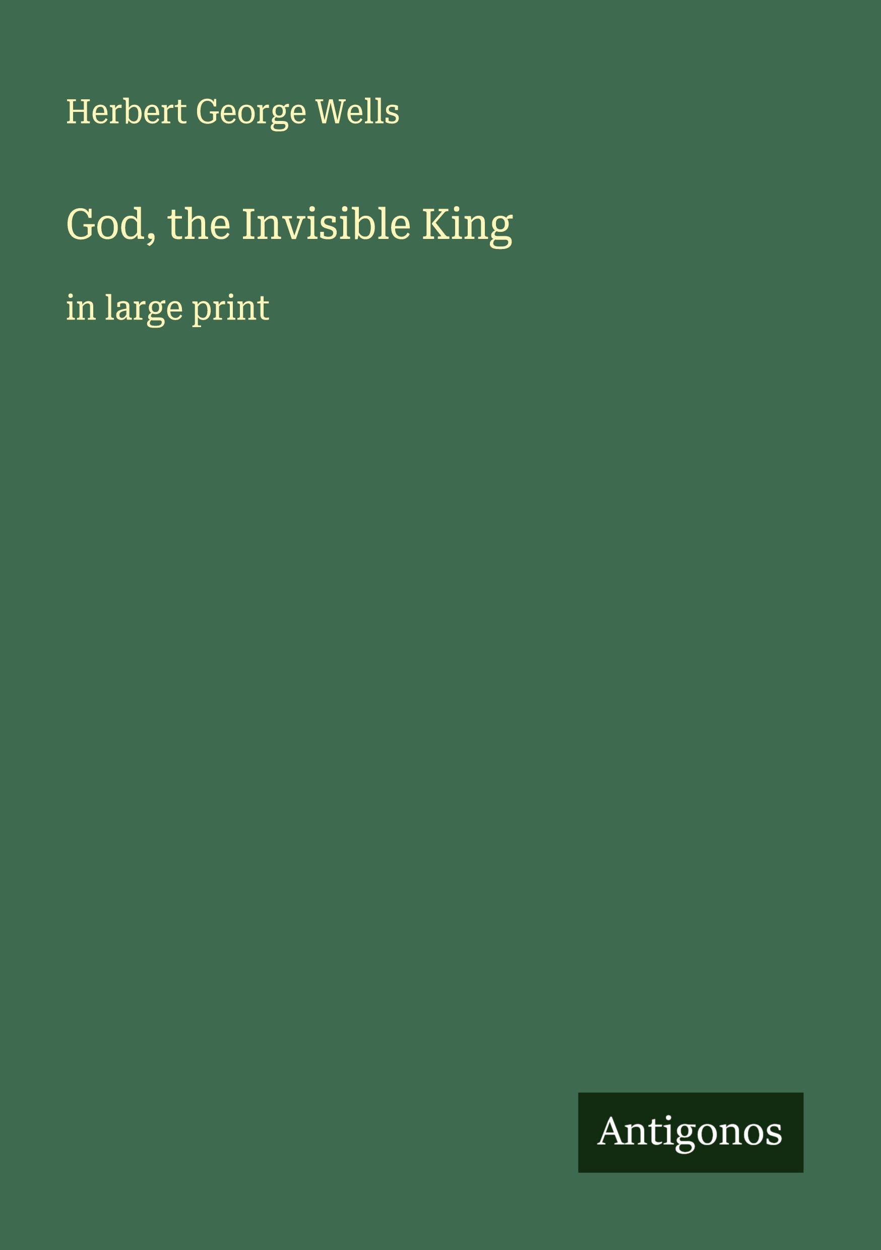 Vorderes Coverbild God, the Invisible King