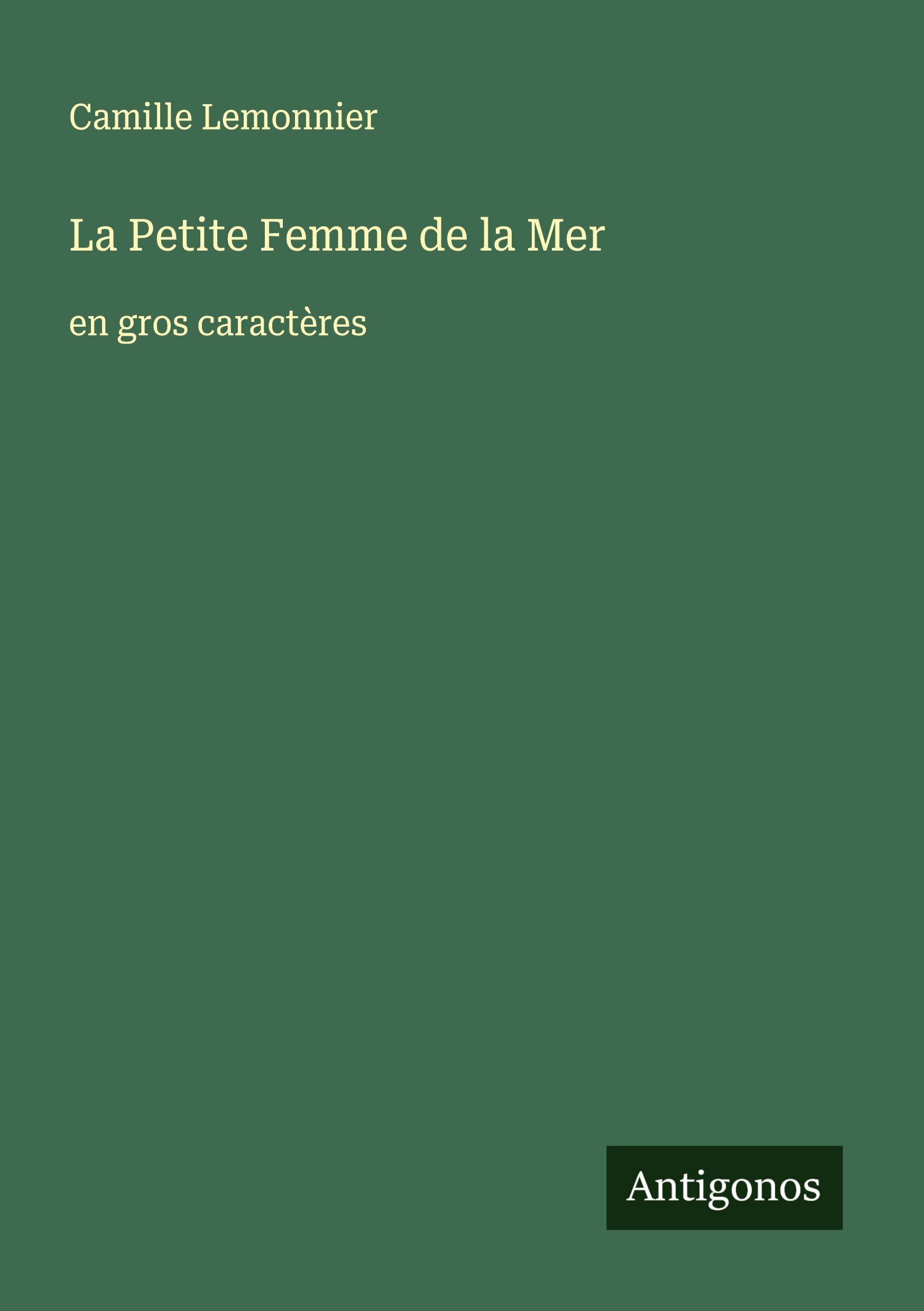Vorderes Coverbild La Petite Femme de la Mer