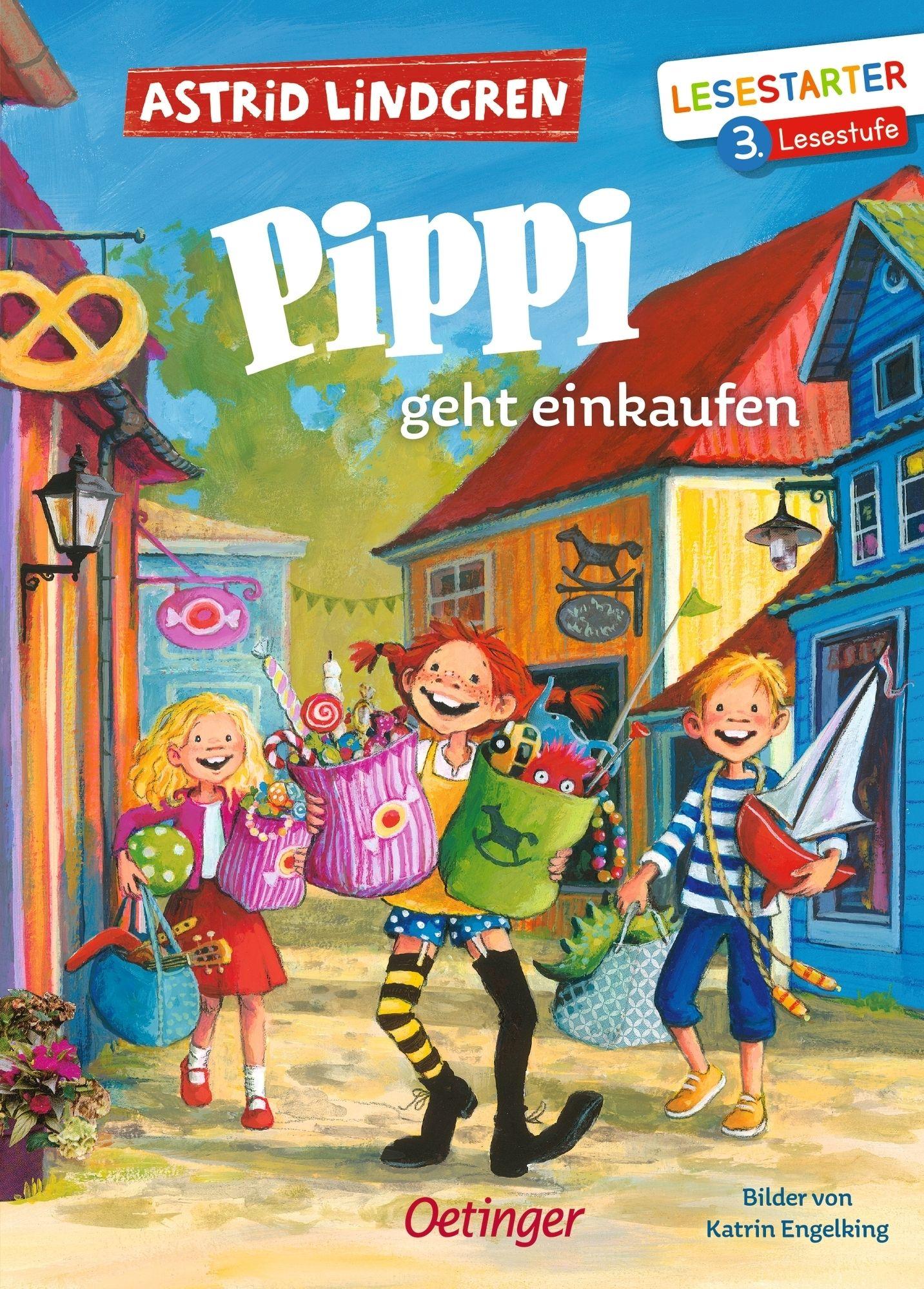 Vorderes Coverbild Pippi geht einkaufen