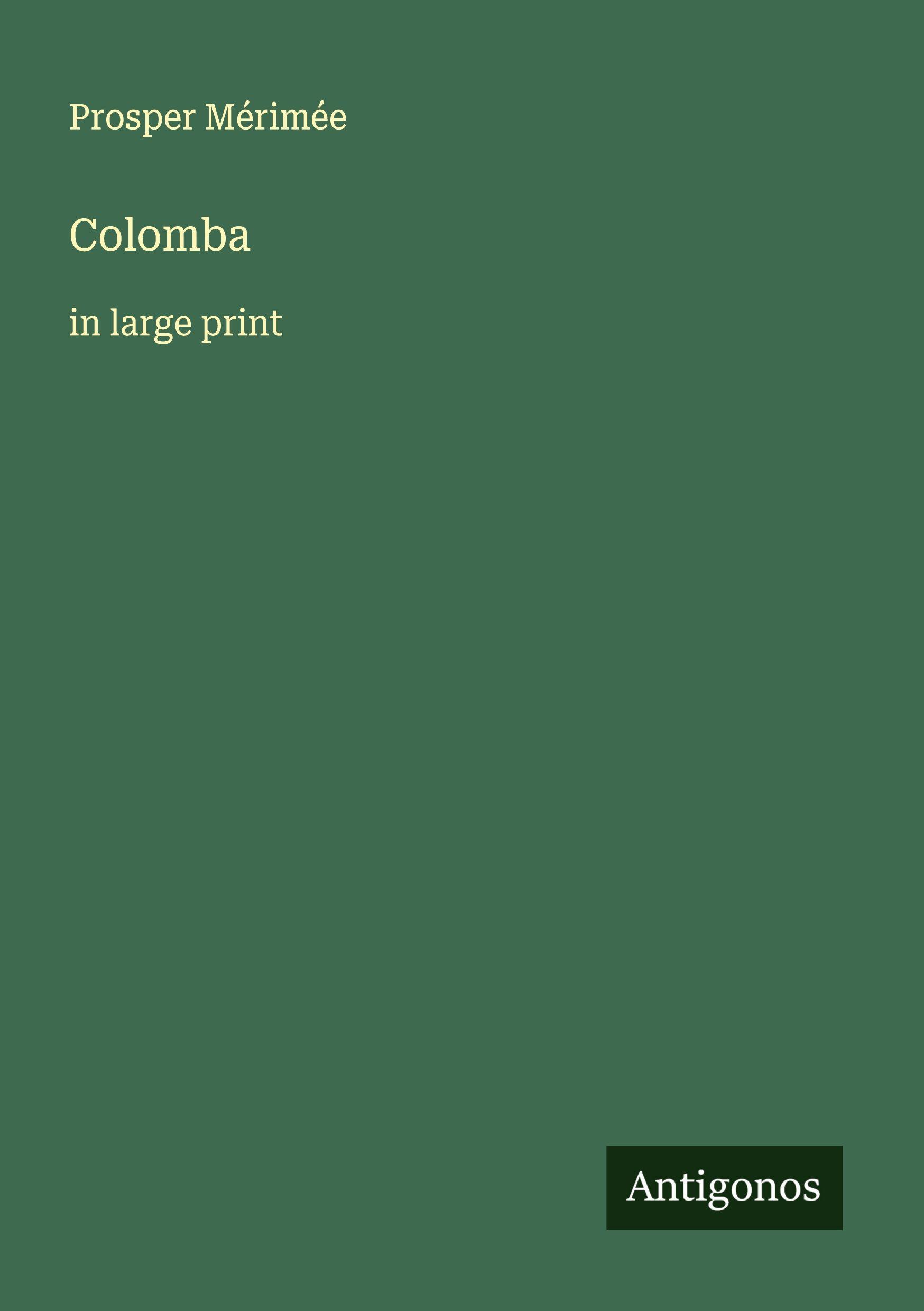 Vorderes Coverbild Colomba