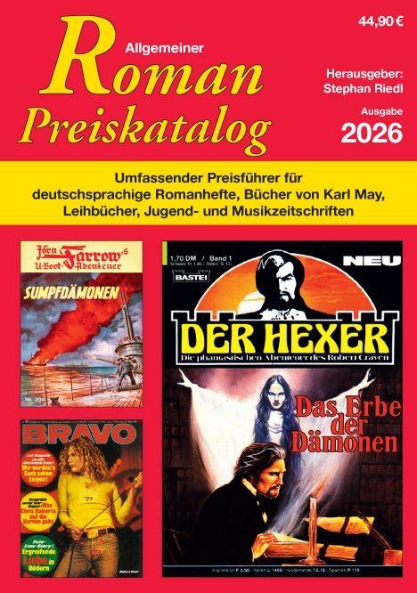 Vorderes Coverbild Roman & Musikzeitschriften Preiskatalog 2026 SC