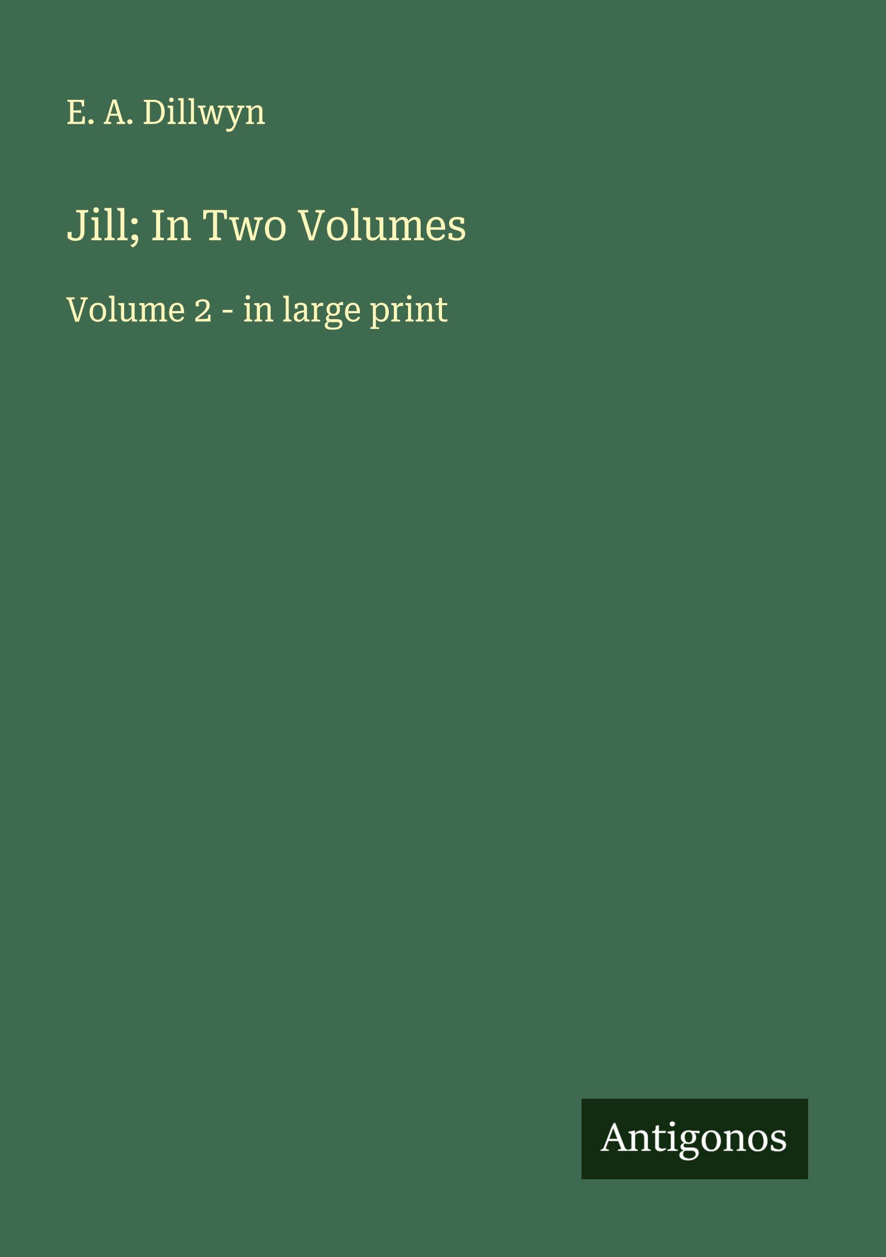 Vorderes Coverbild Jill; In Two Volumes
