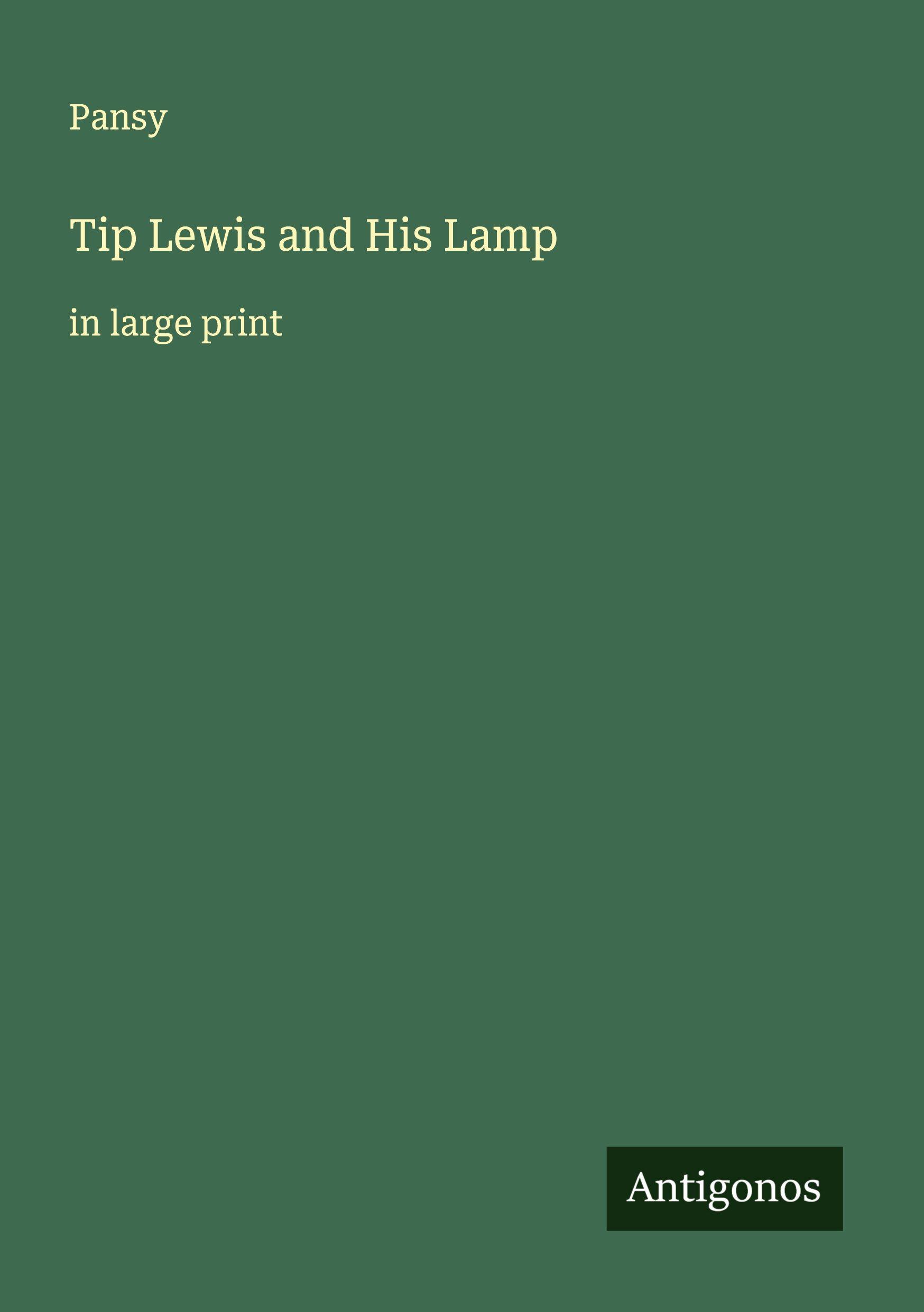 Vorderes Coverbild Tip Lewis and His Lamp