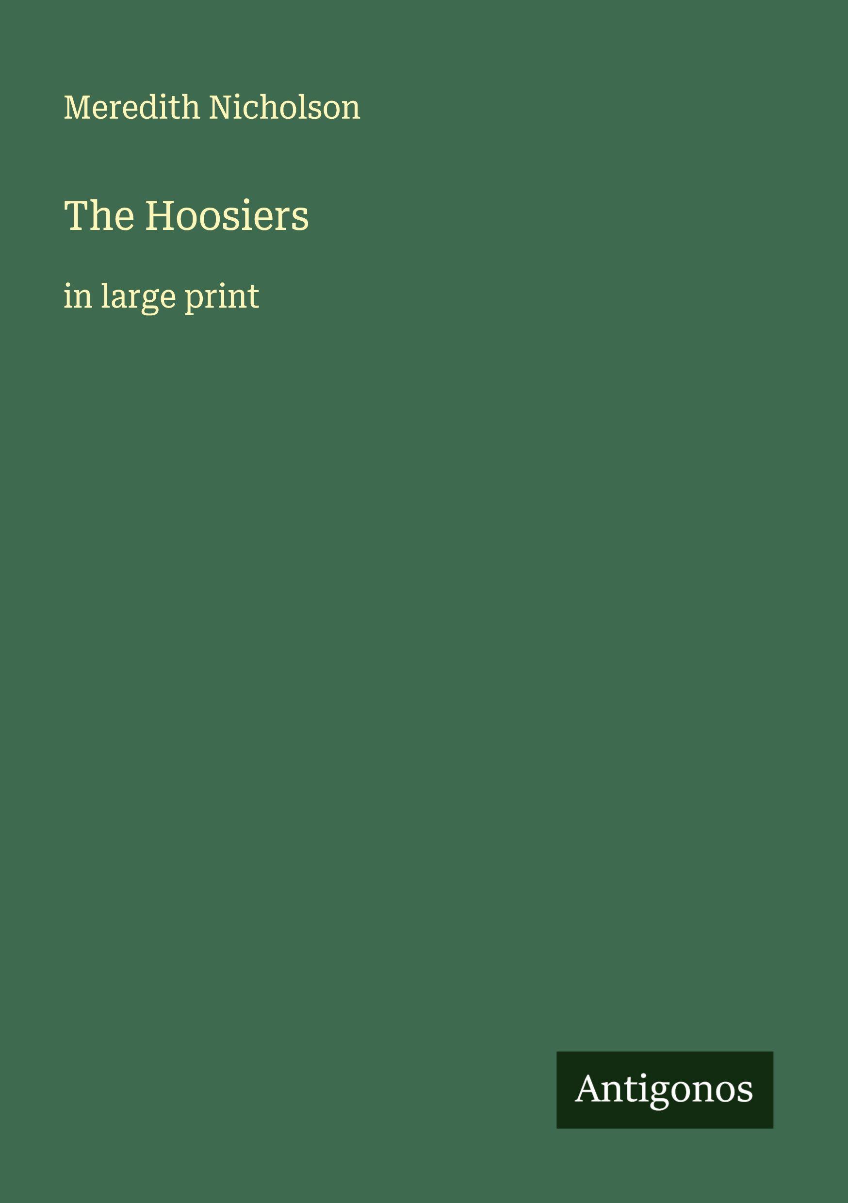 Vorderes Coverbild The Hoosiers