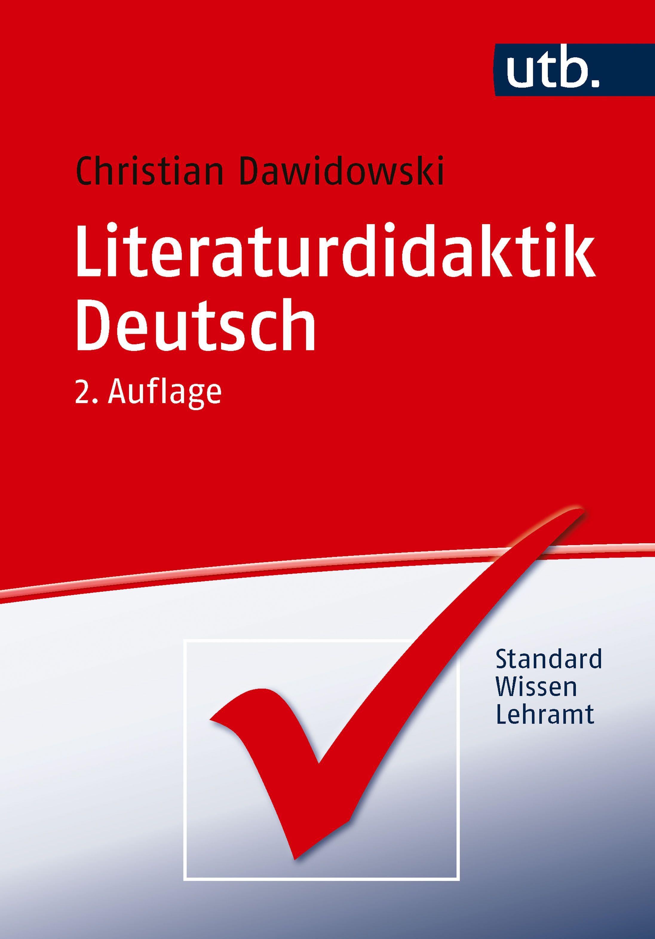 Vorderes Coverbild Literaturdidaktik Deutsch