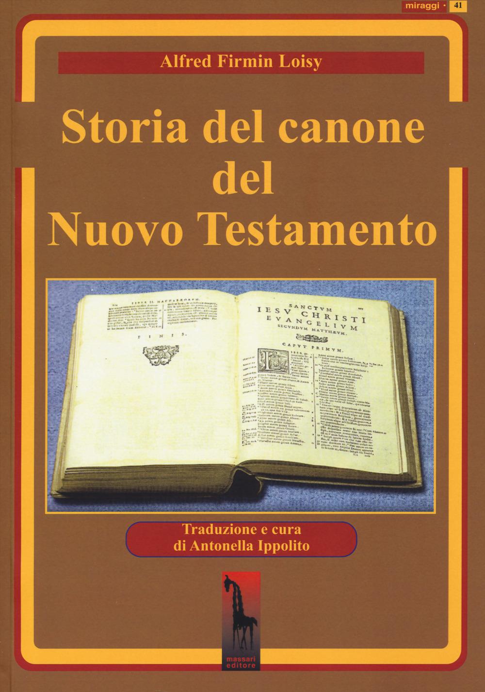 Vorderes Coverbild Storia del canone nel Nuovo Testamento