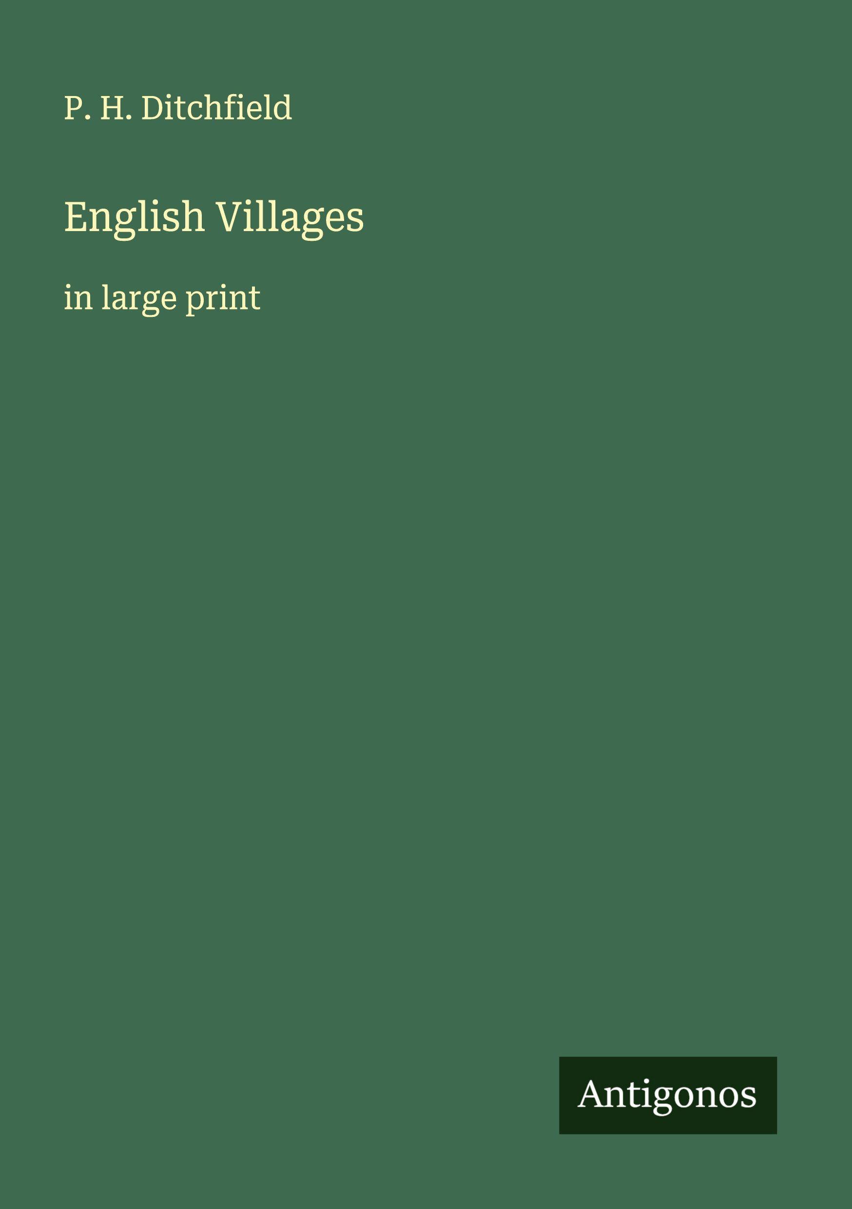 Vorderes Coverbild English Villages