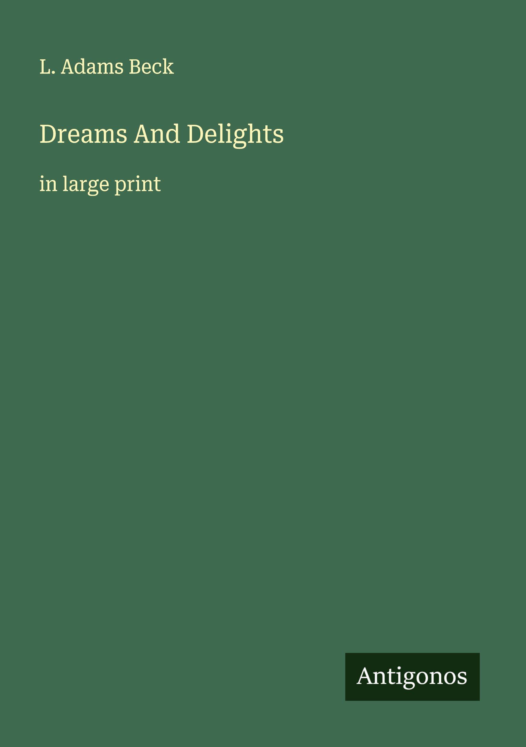 Vorderes Coverbild Dreams And Delights