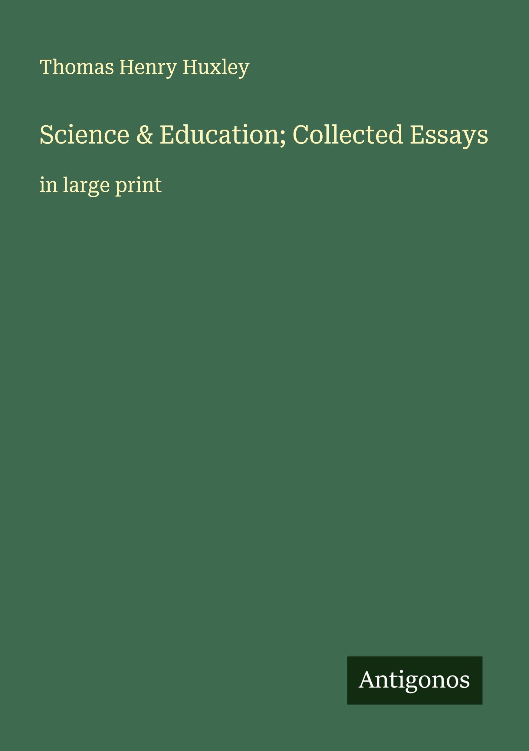 Vorderes Coverbild Science & Education; Collected Essays