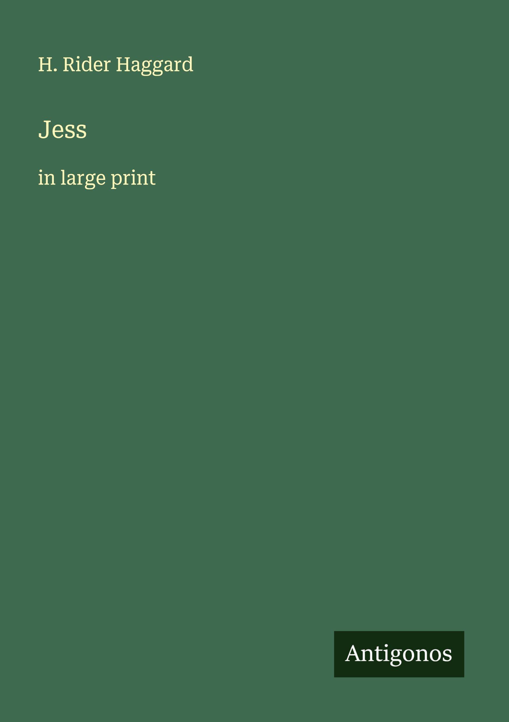 Vorderes Coverbild Jess