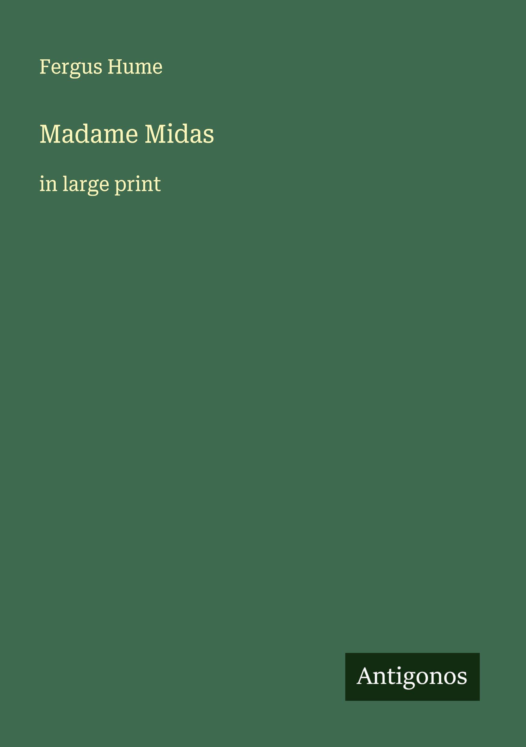 Vorderes Coverbild Madame Midas