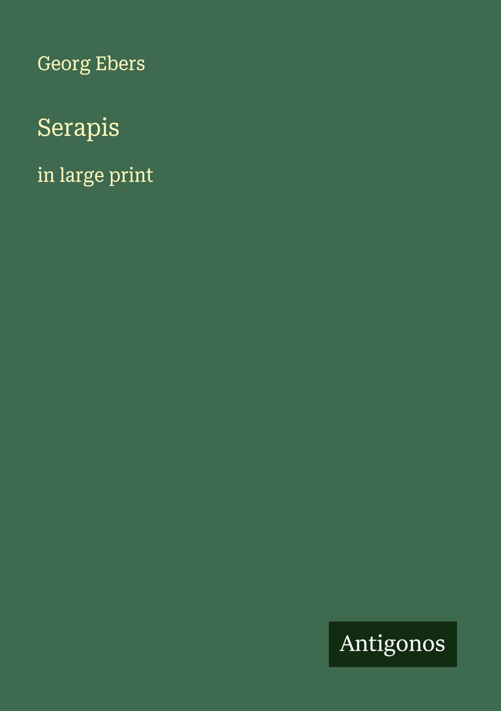 Vorderes Coverbild Serapis