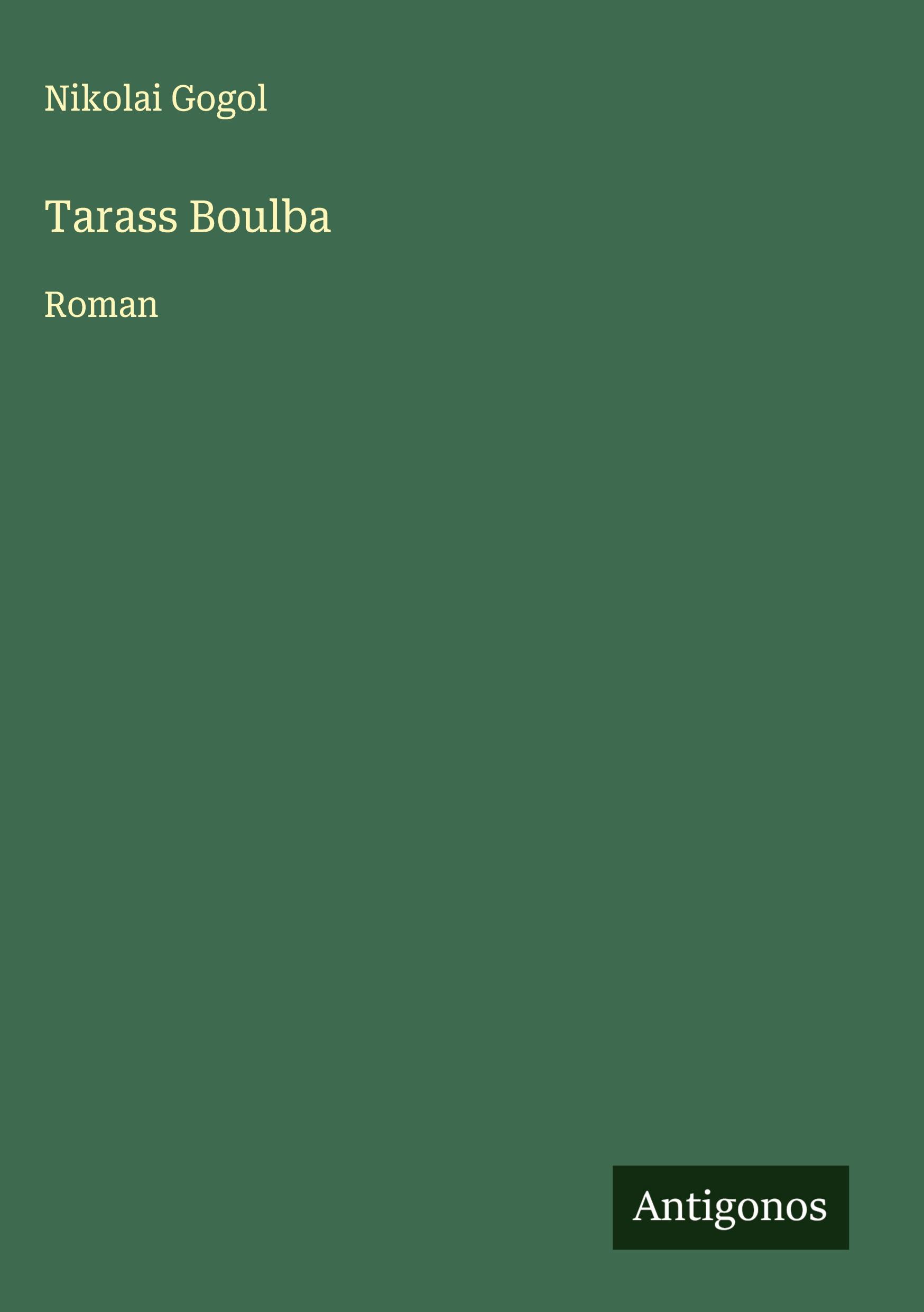 Vorderes Coverbild Tarass Boulba