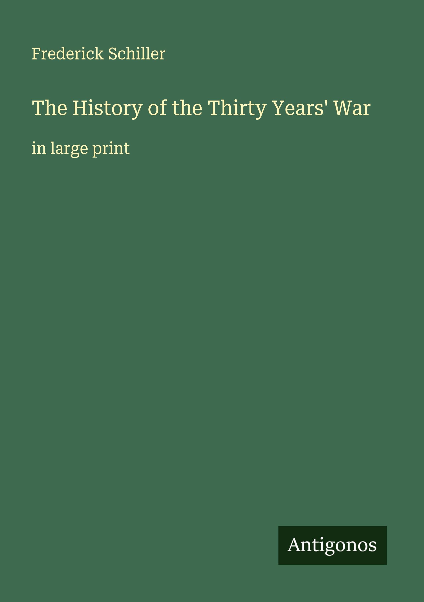 Vorderes Coverbild The History of the Thirty Years' War