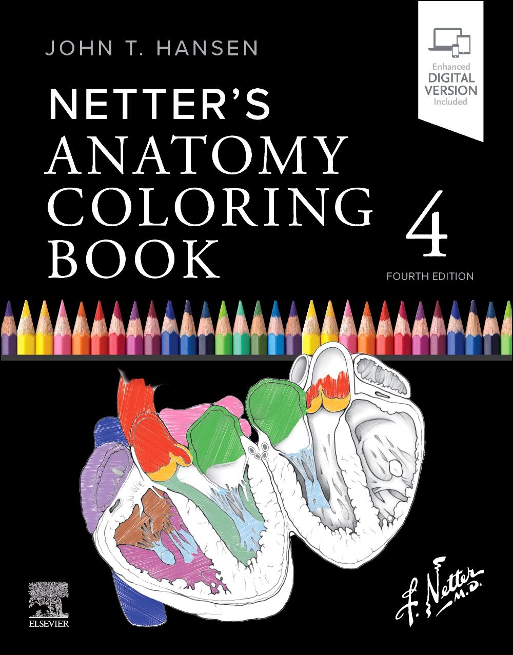 Vorderes Coverbild Netter's Anatomy Coloring Book