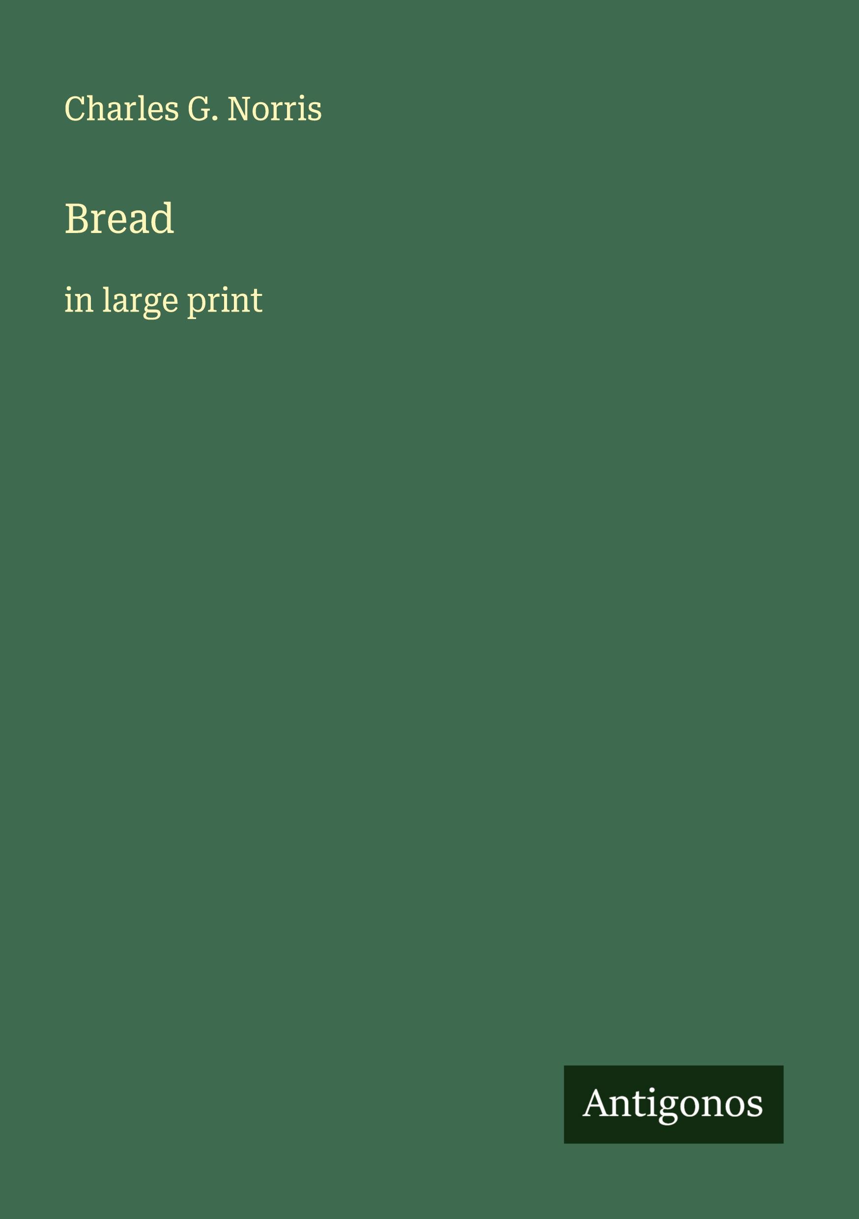 Vorderes Coverbild Bread