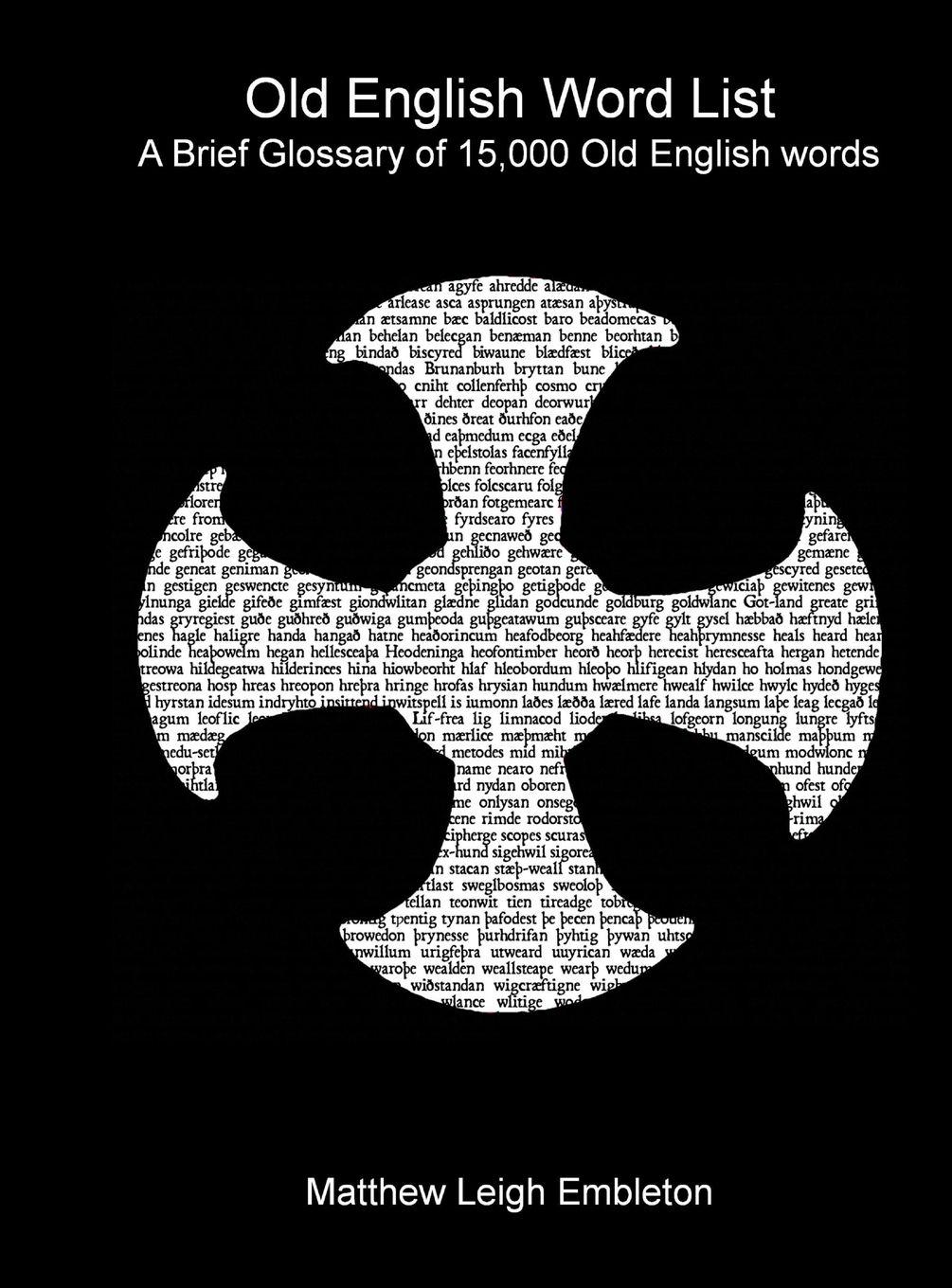 Vorderes Coverbild Old English Word List