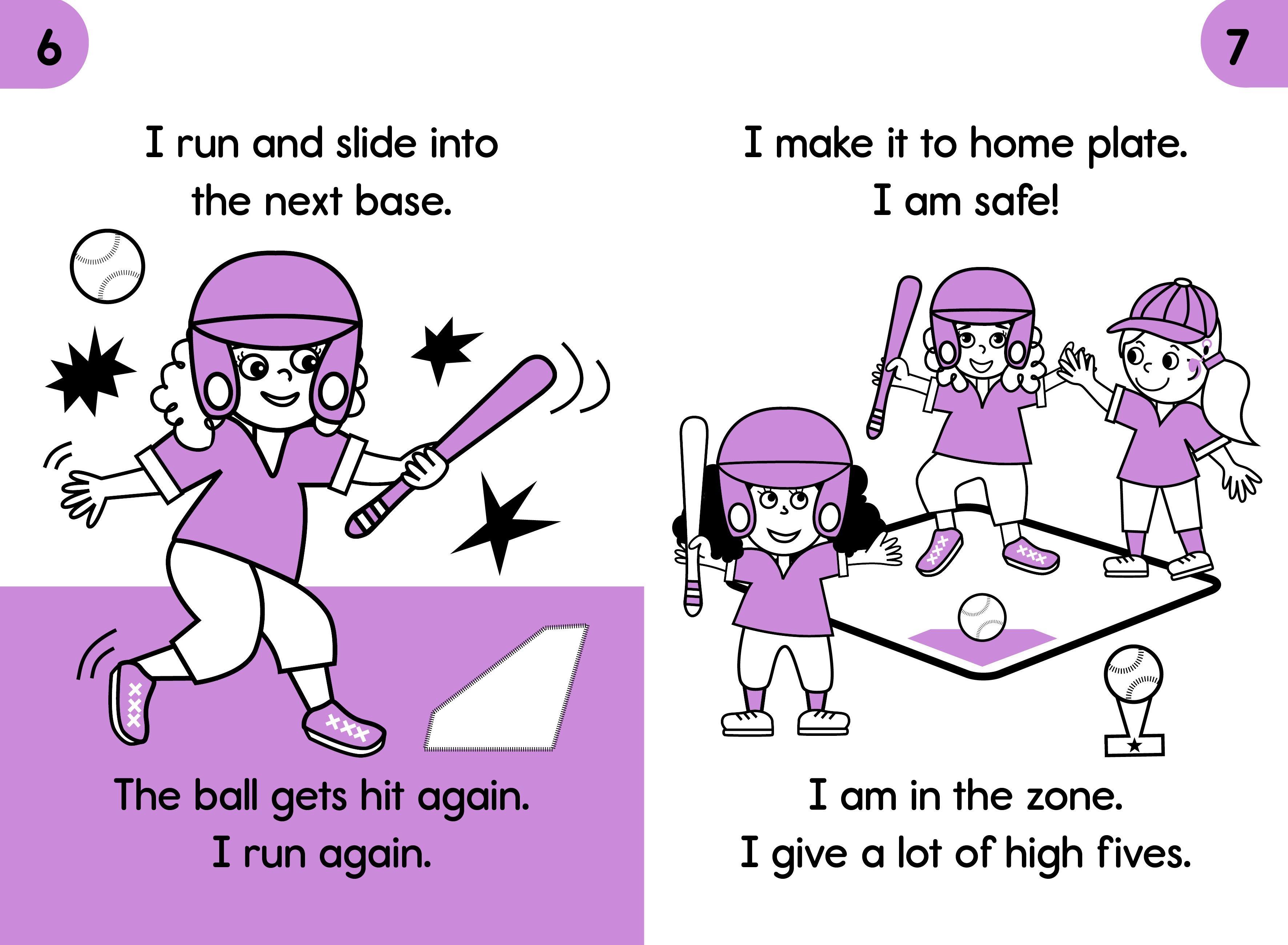 Beispielinhalt (Bild) Kate at the Plate: Long Vowels