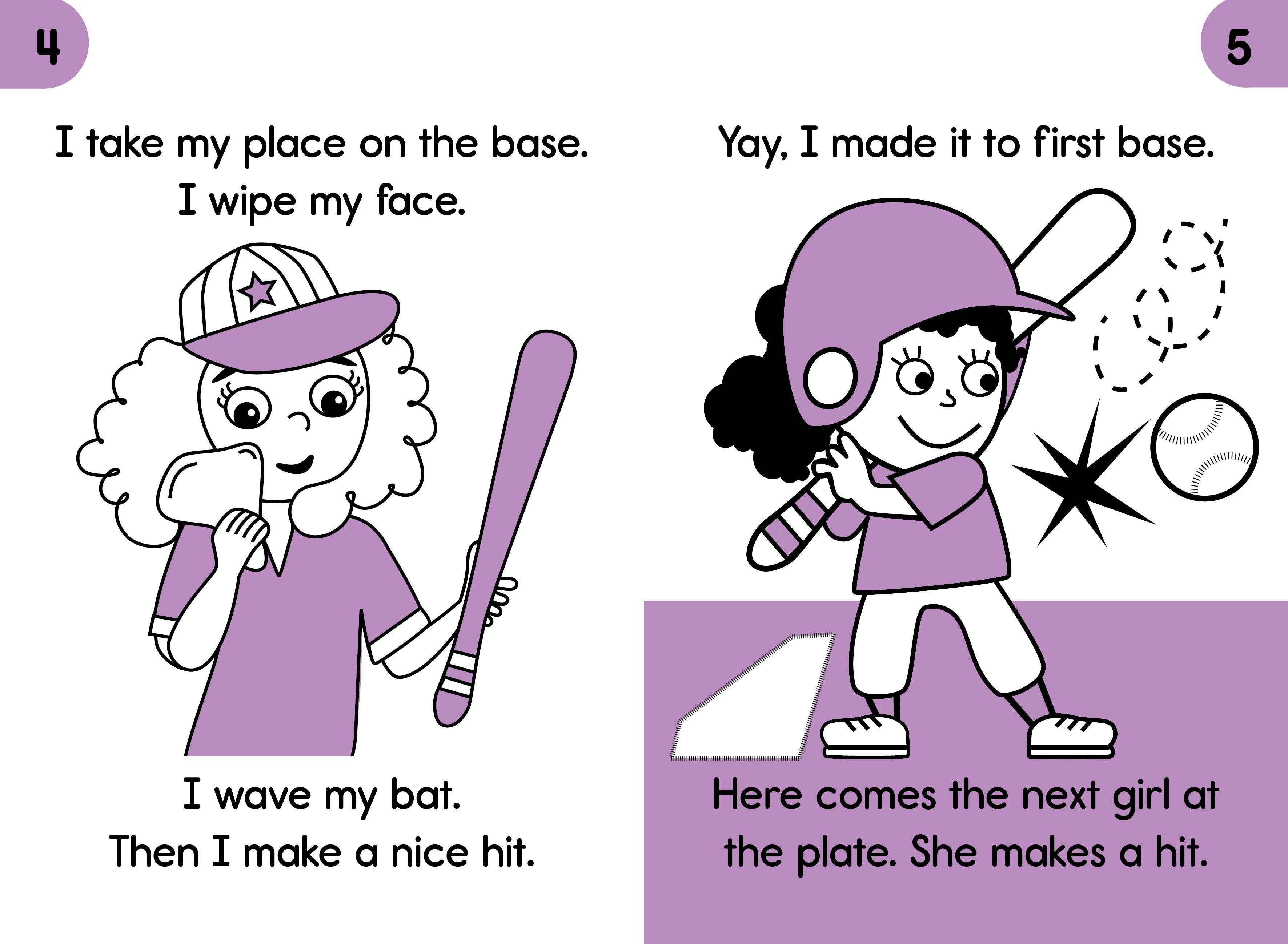 Beispielinhalt (Bild) Kate at the Plate: Long Vowels