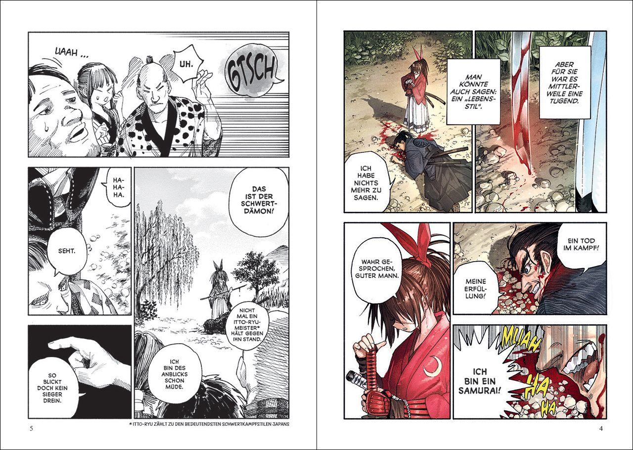 Beispielinhalt (Bild) Isekai Samurai 01