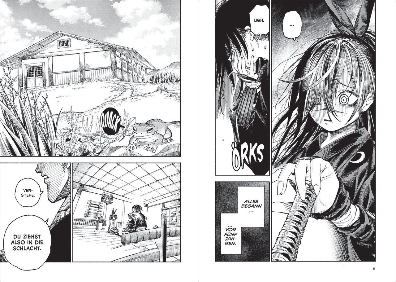 Beispielinhalt (Bild) Isekai Samurai 01