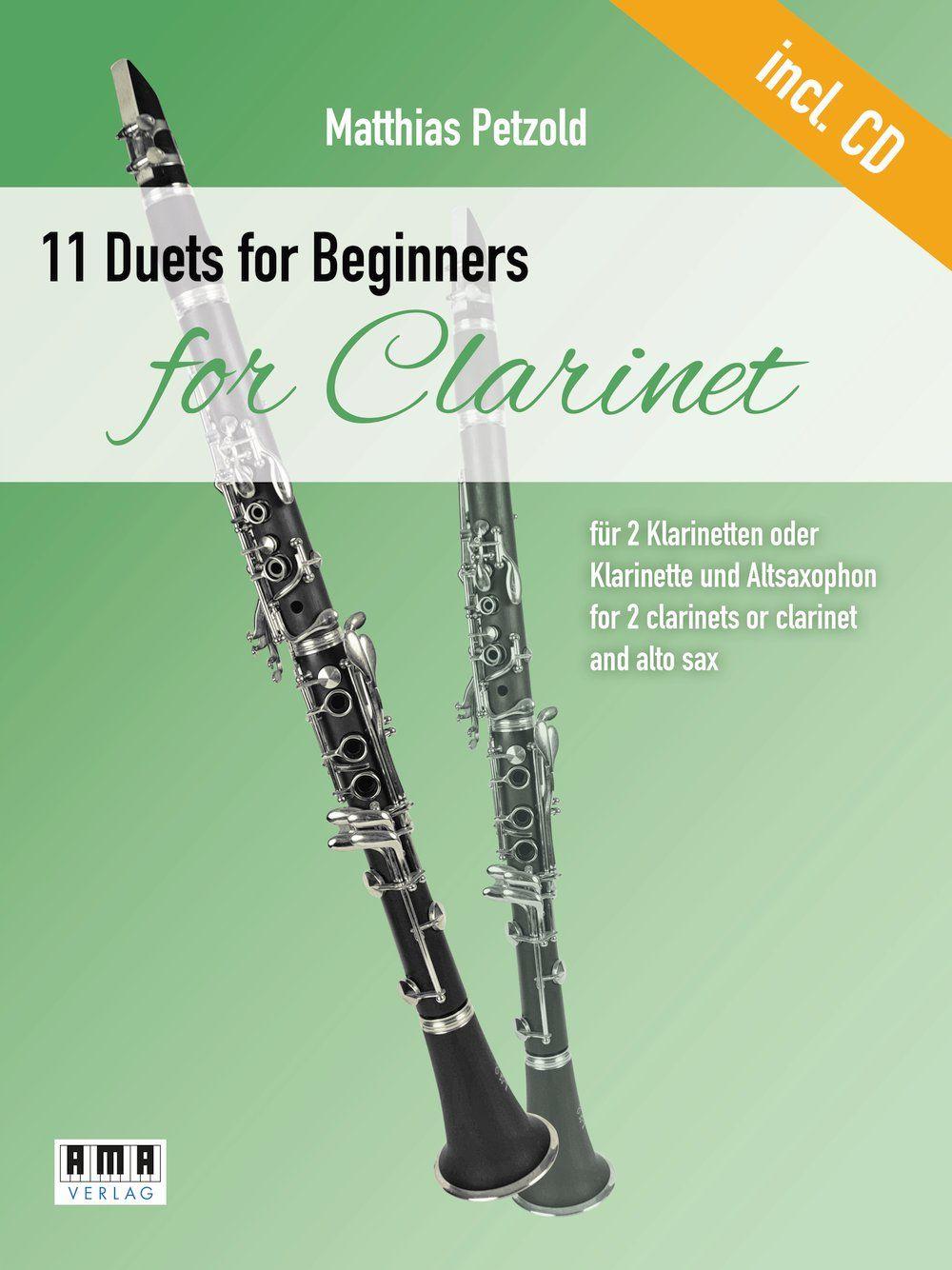 Vorderes Coverbild 11 Duets for Beginners for Clarinet