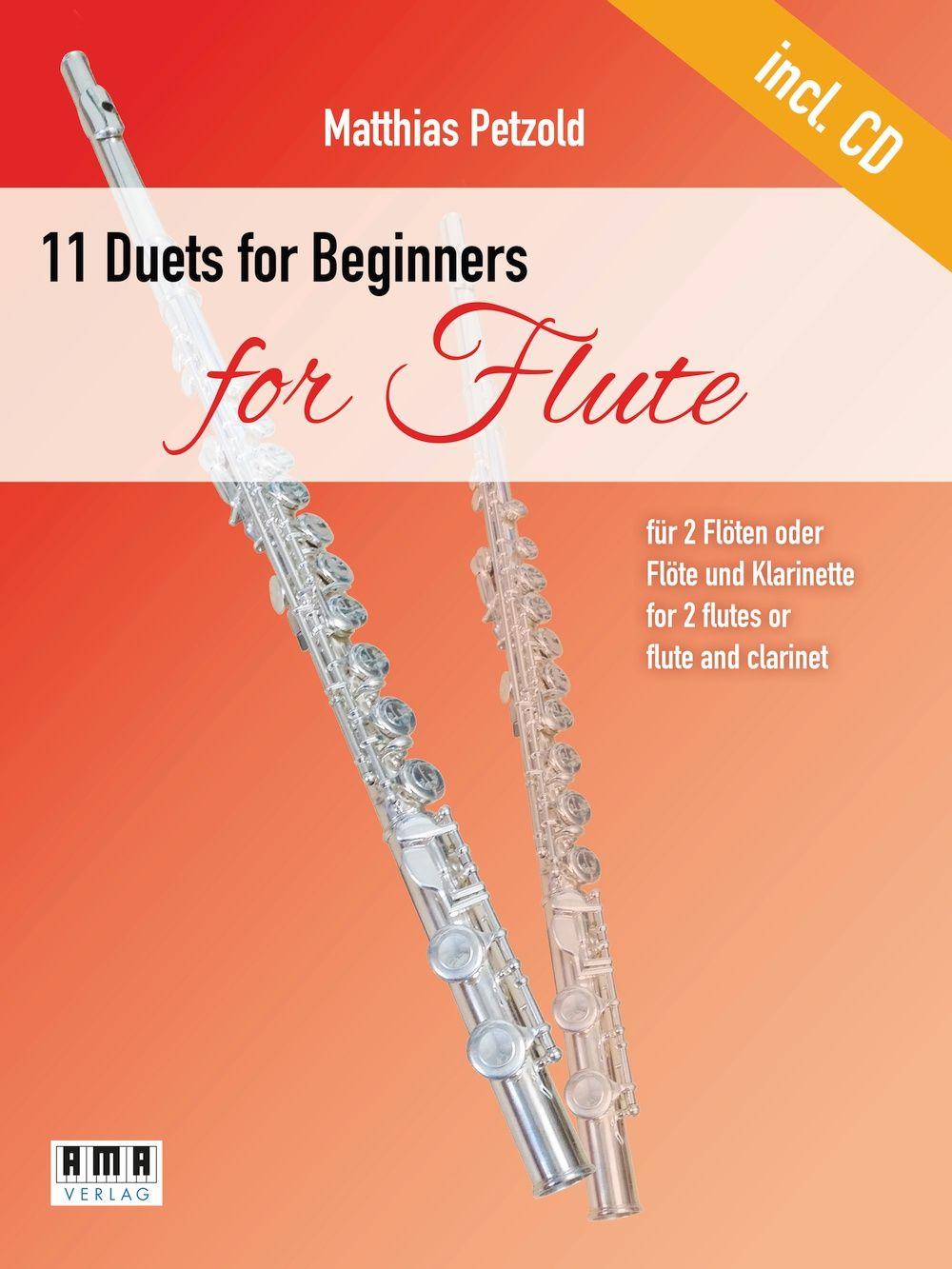 Vorderes Coverbild 11 Duets for Beginners for Flute