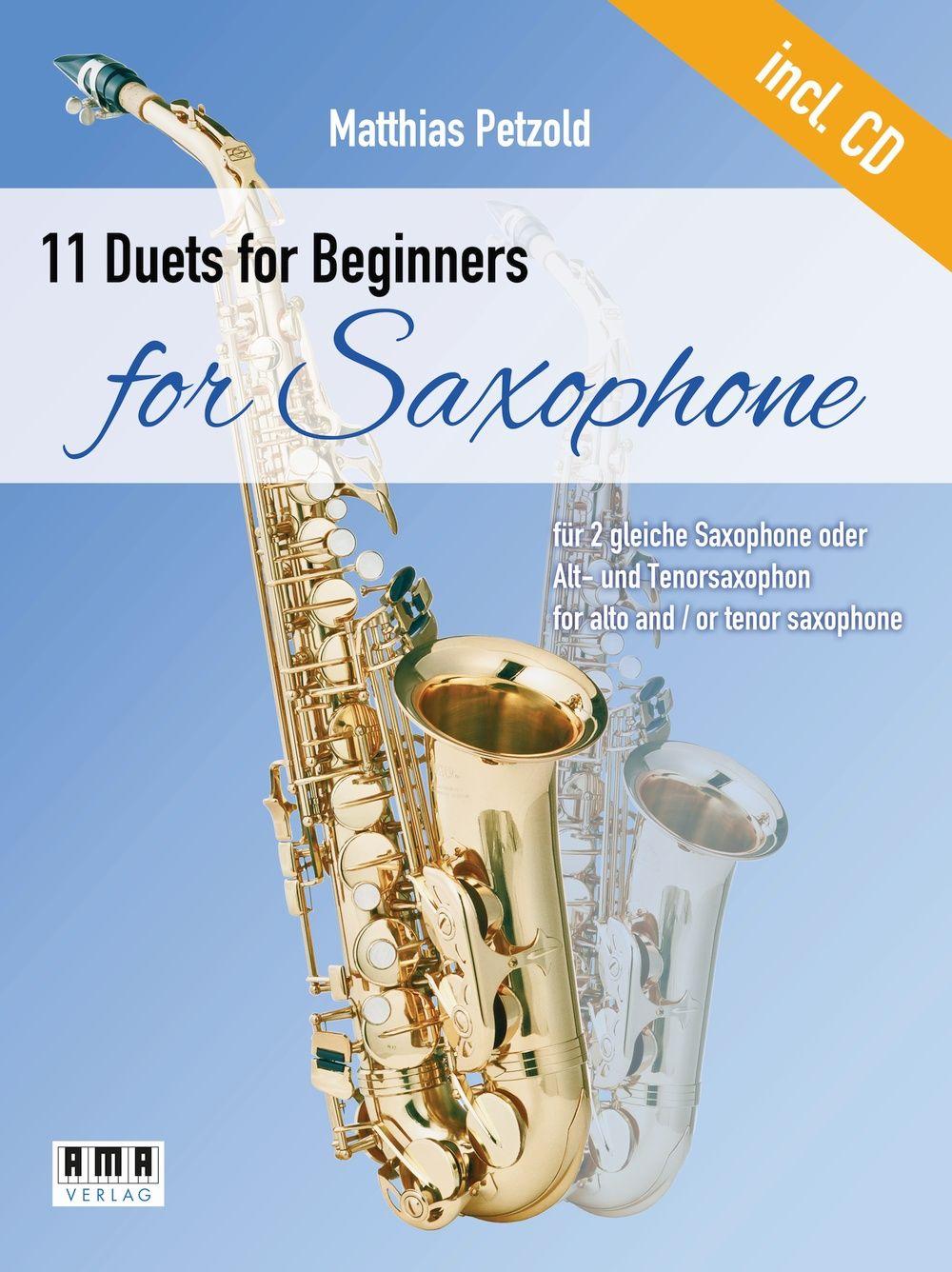 Vorderes Coverbild 11 Duets for Beginners for Saxophone