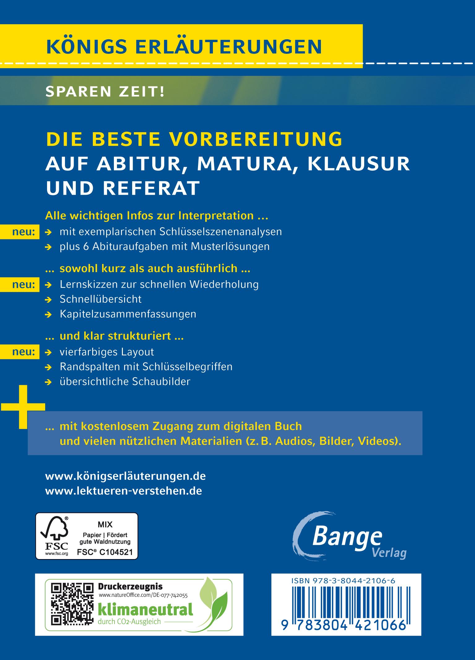 Rückseitencover Der Process von Franz Kafka - Textanalyse und Interpretation