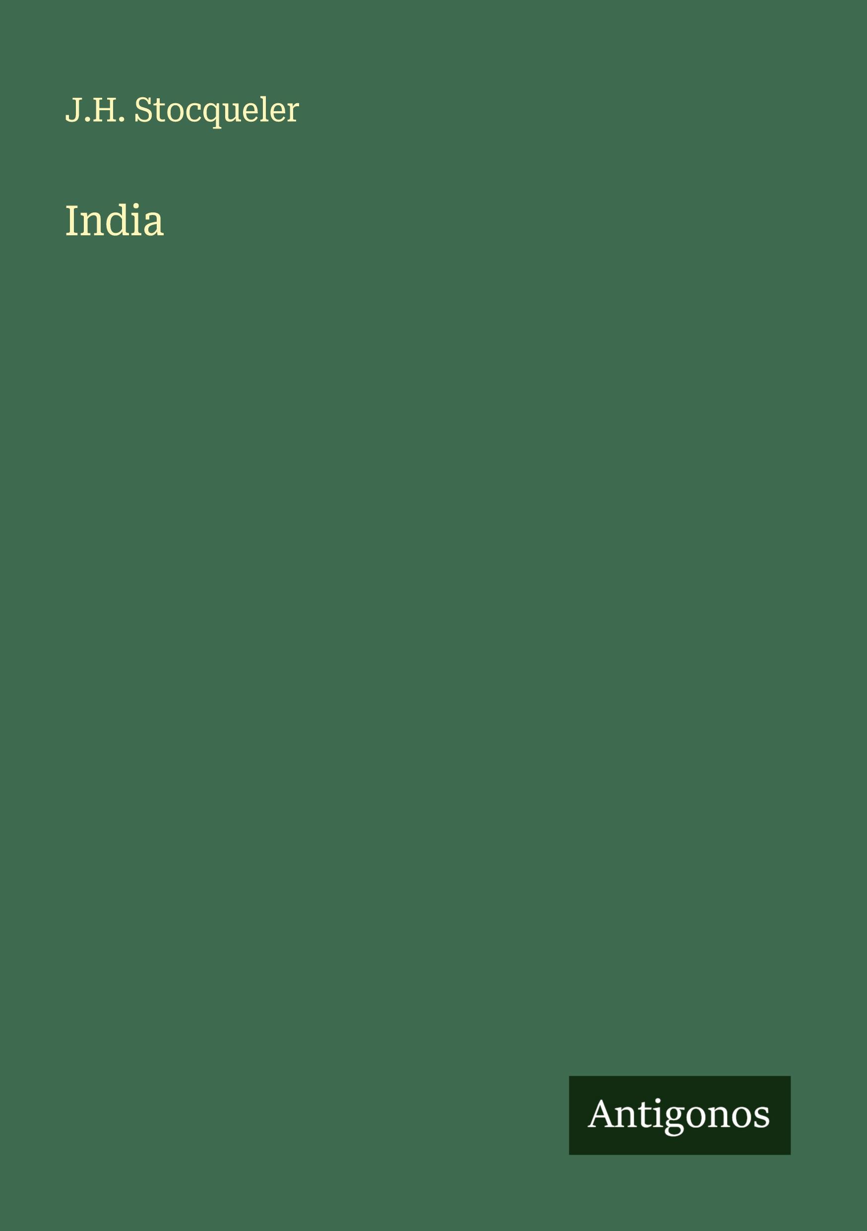 Vorderes Coverbild India
