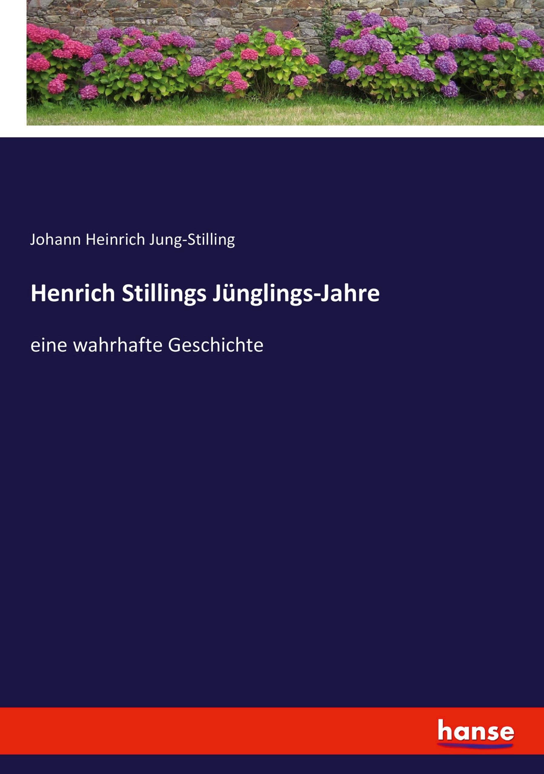 Vorderes Coverbild Henrich Stillings Jünglings-Jahre